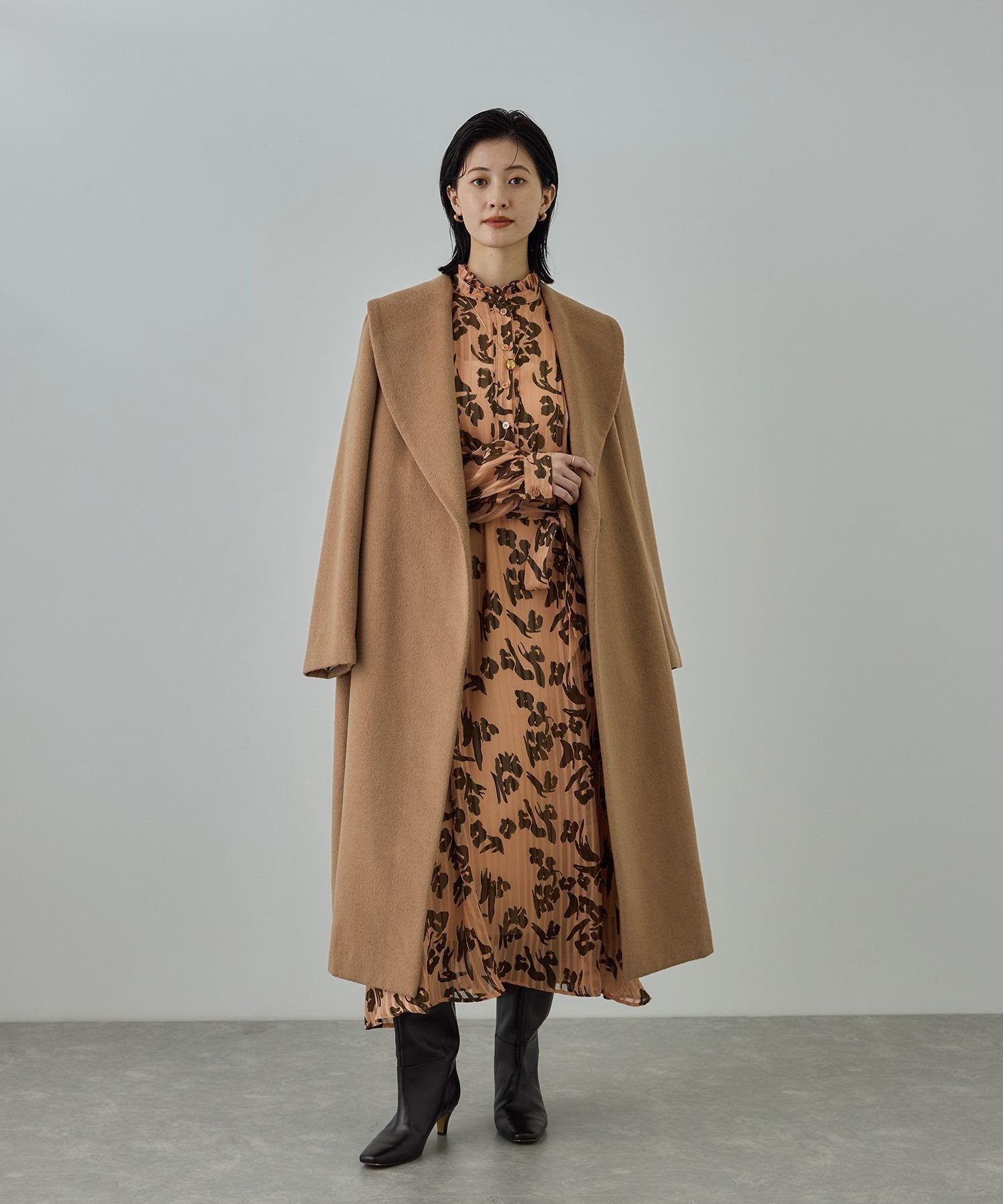 ROPE'｜プレミアムカシミヤ ショールカラーコート【25AW】 | Rakuten