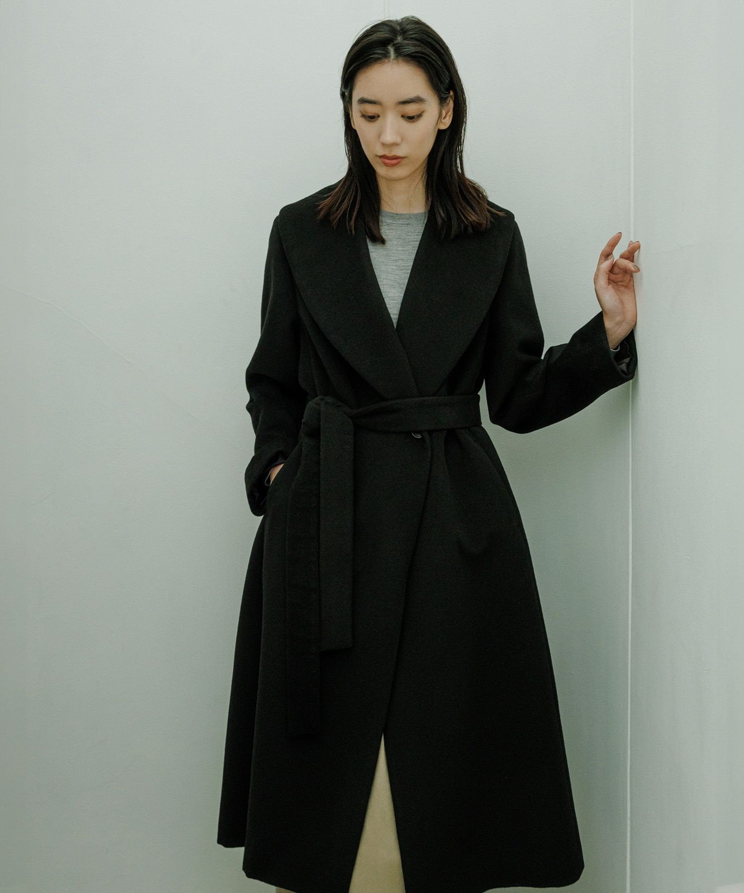 ROPE'｜プレミアムカシミヤ ショールカラーコート【25AW】 | Rakuten