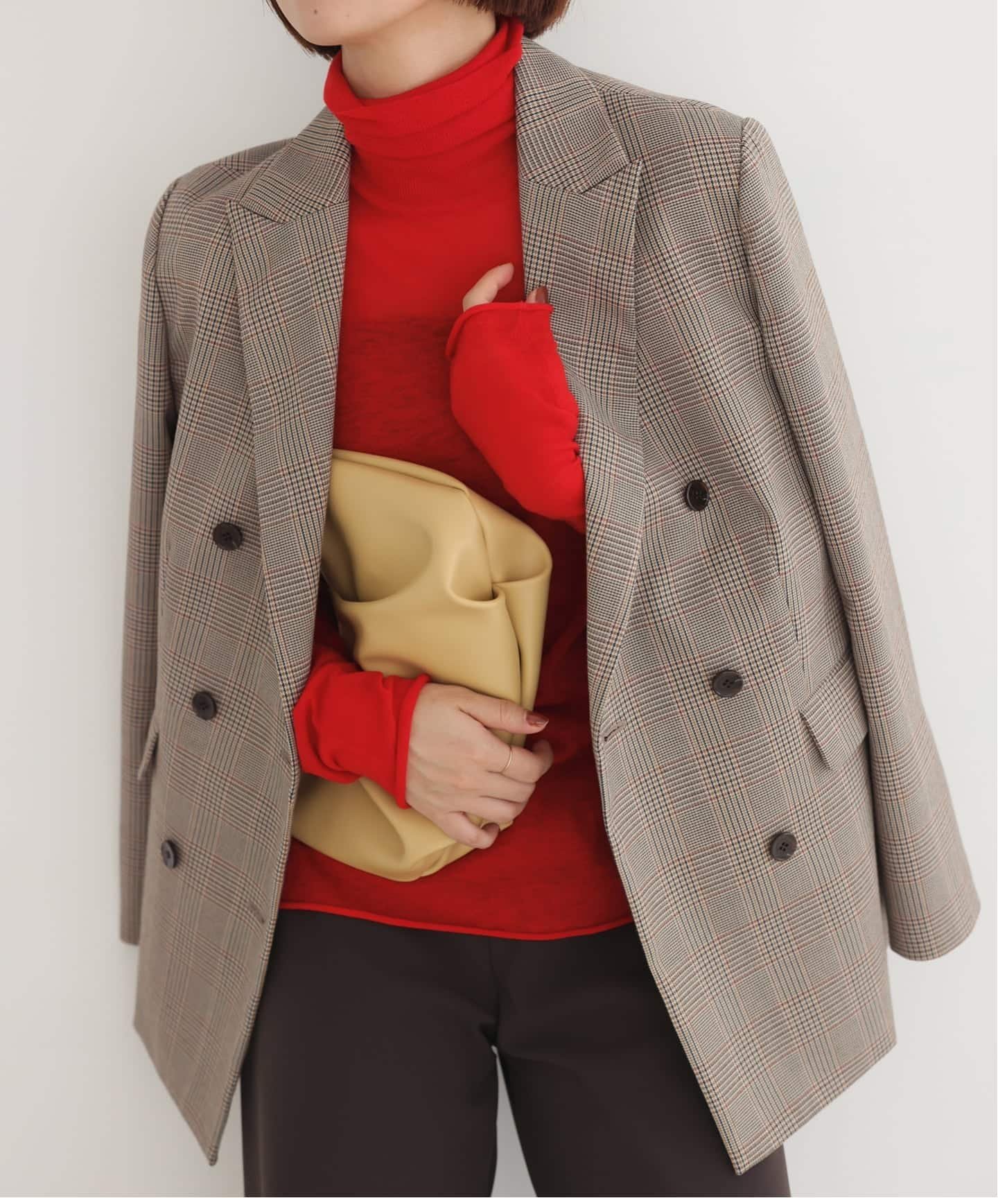 ツイルWプレストJK - SLOBE IENA ツイルダブルブレストジャケット