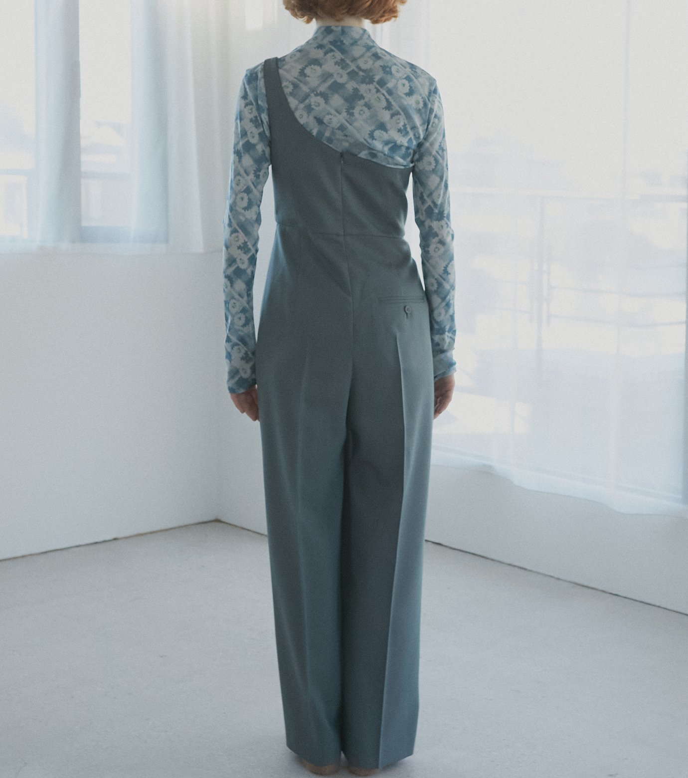 LE CIEL BLEU｜ワンショルダージャンプスーツ / One-Shouldered