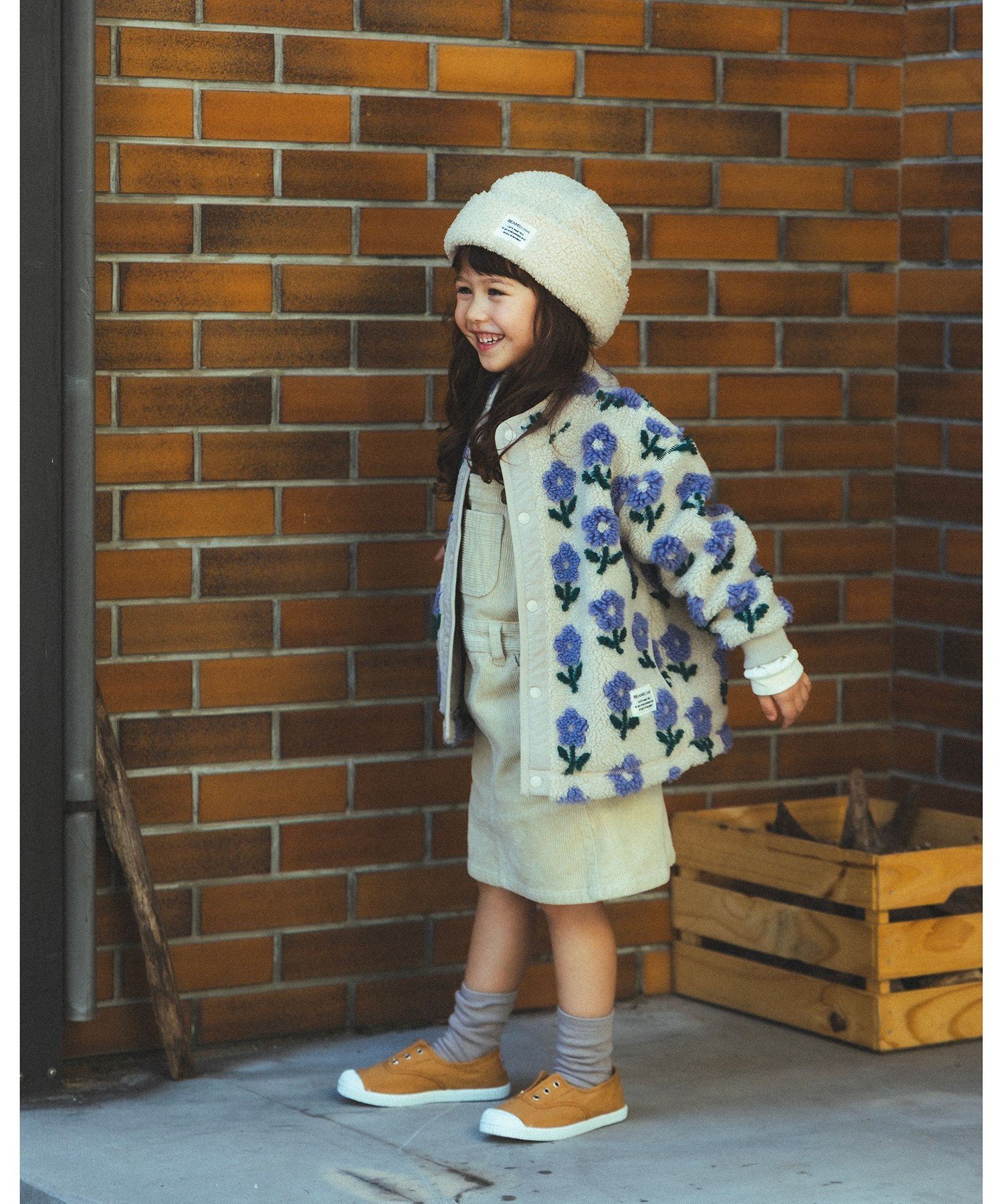 BEAMS mini｜【待望の再再入荷！/SNSで話題】ジャカード ボア ブルゾン