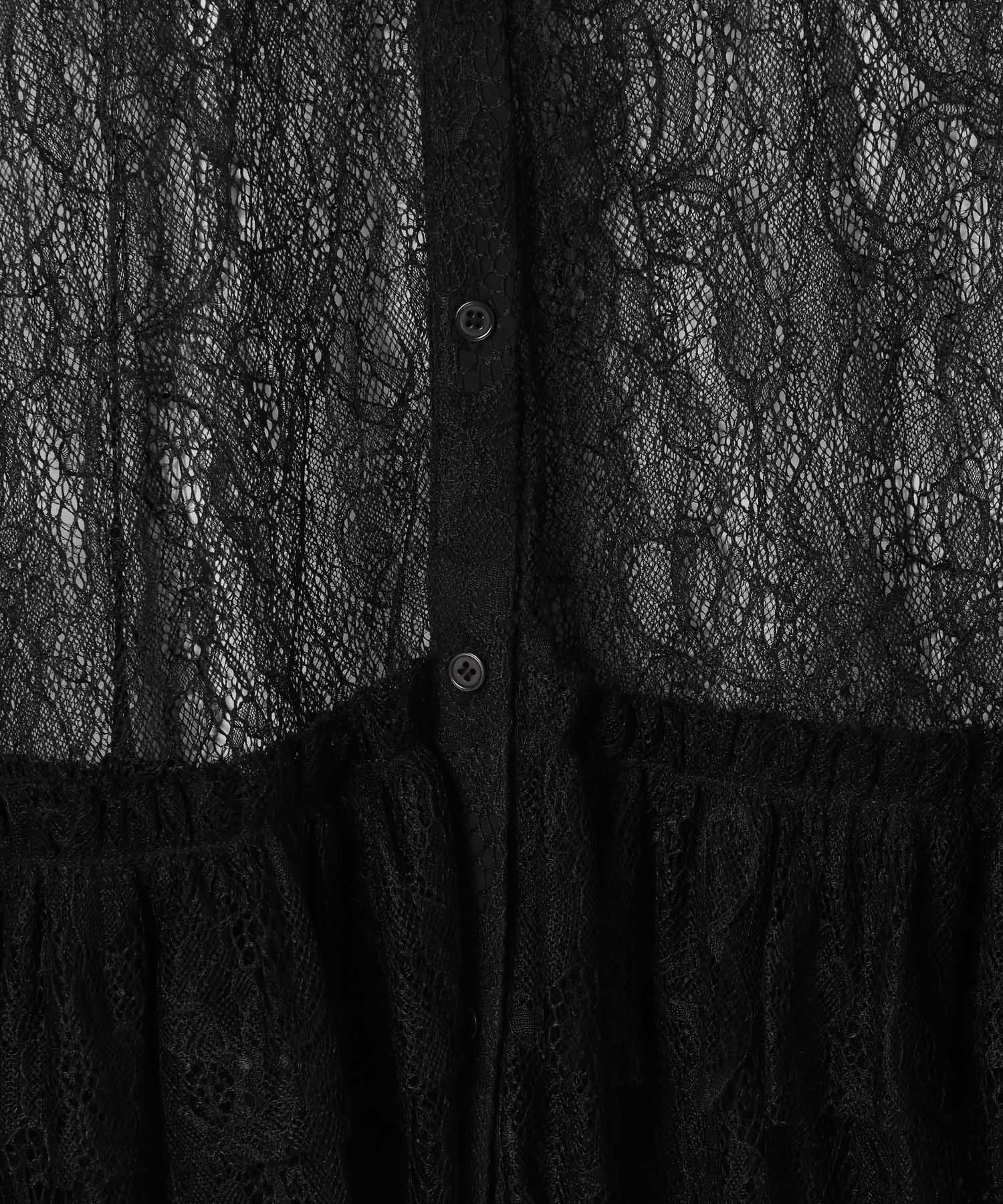 JEANASIS｜Lace Frill Shirt | Rakuten Fashion(楽天ファッション／旧