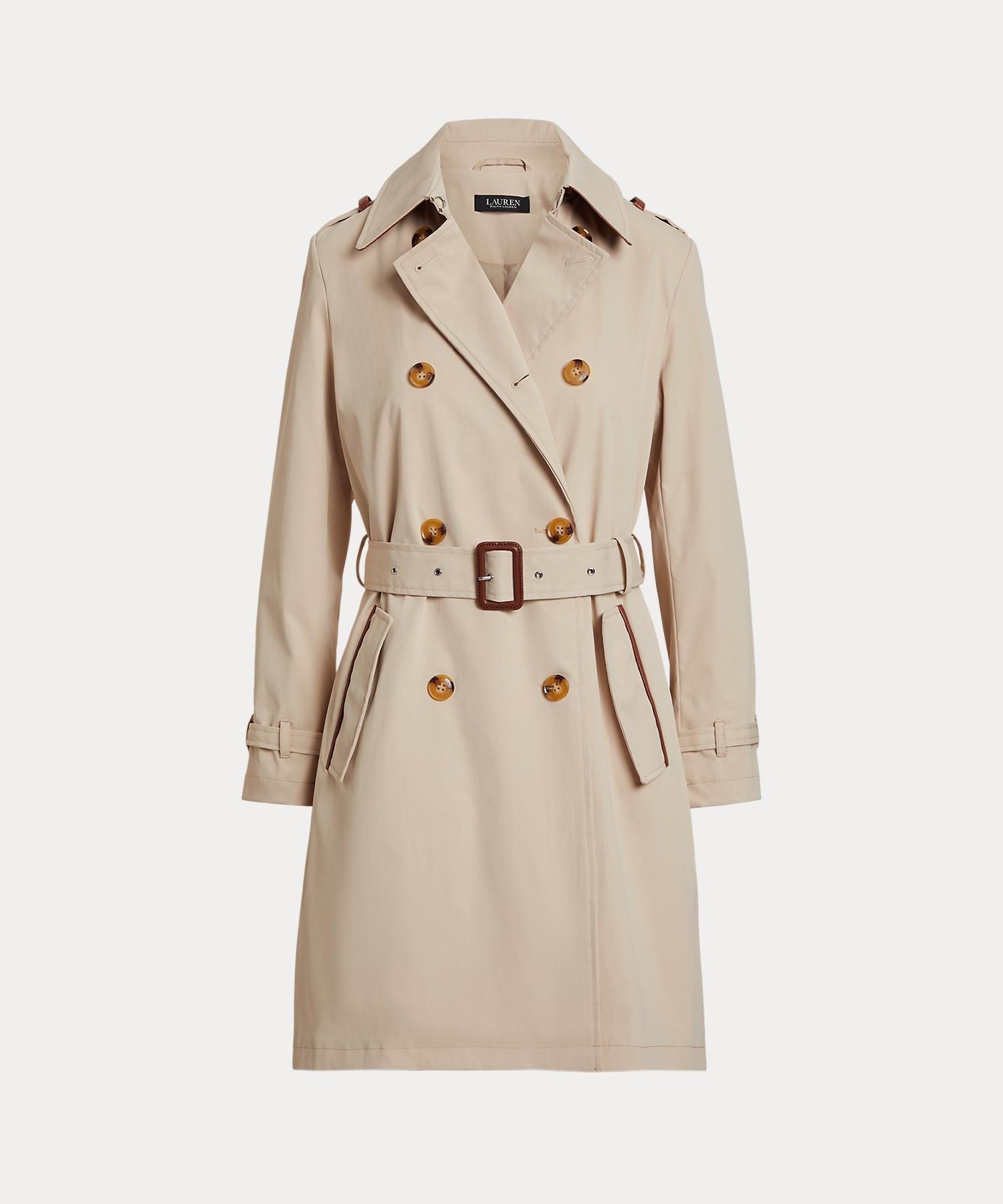 RALPH LAUREN｜ダブルブレステッド ベルテッド トレンチ コート