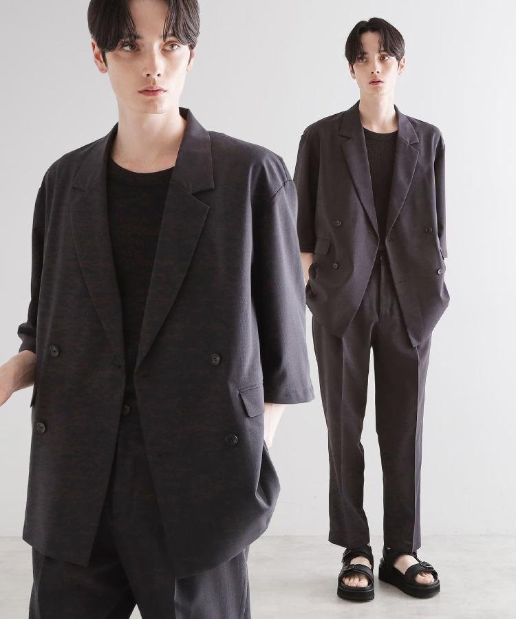 tk.TAKEO KIKUCHI｜【セットアップ 2点セット】ダブルテーラード半袖