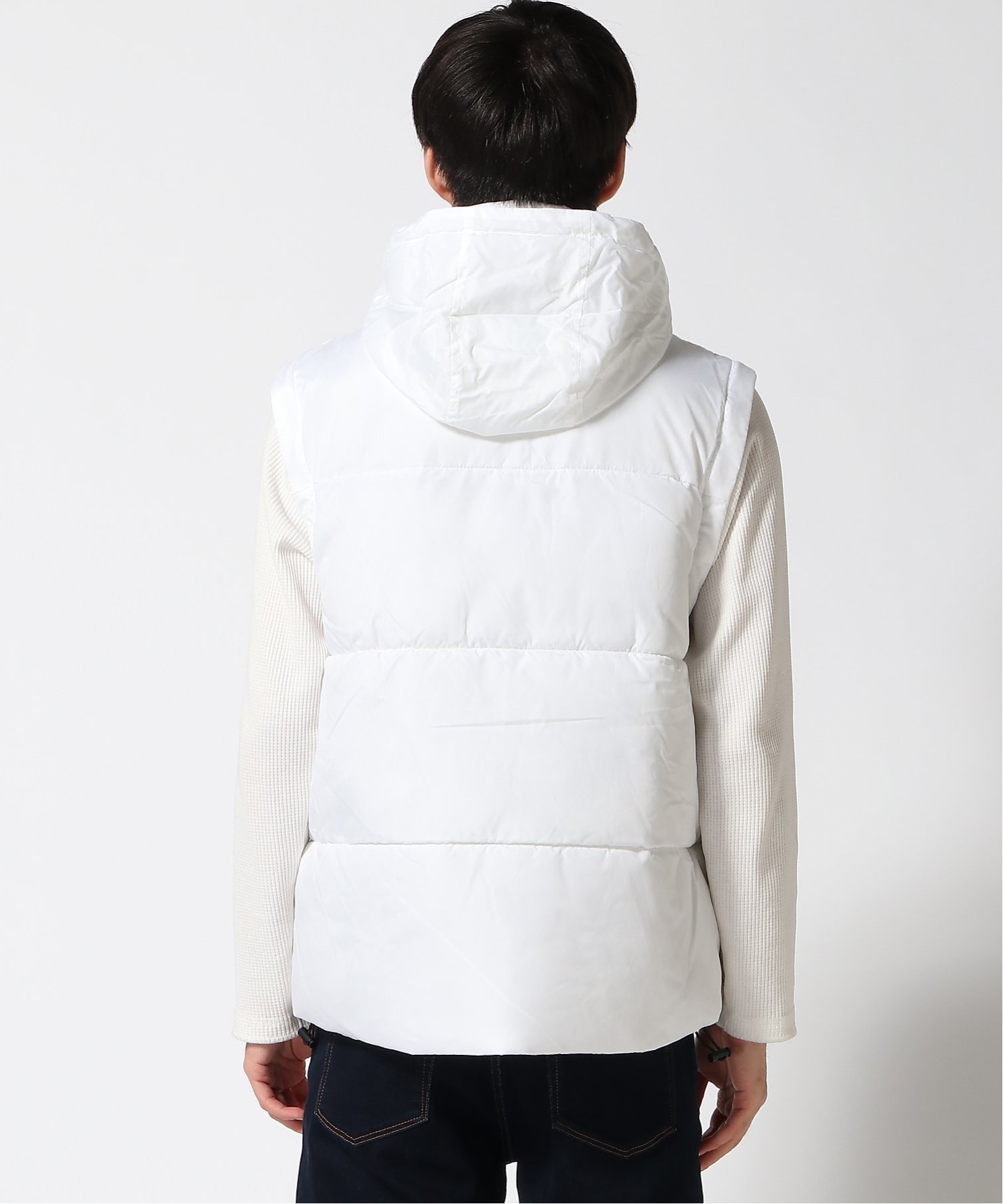 SITRY｜ファイバー ダウンジャケット メンズ ダウンベスト テック