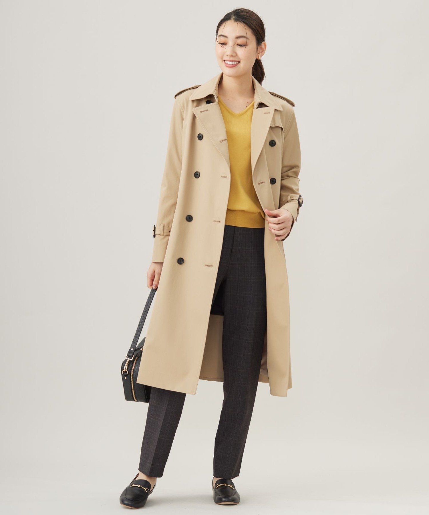 J.PRESS｜【撥水】ギャバベンタイル トレンチコート | Rakuten Fashion