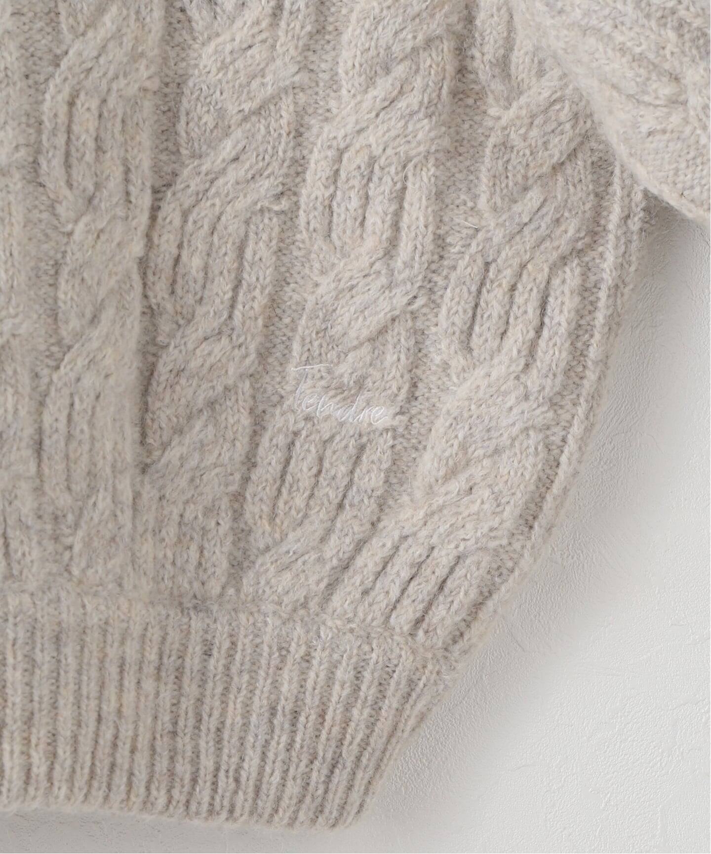 plage｜les Tendre alan zip UP ニット | Rakuten Fashion(楽天