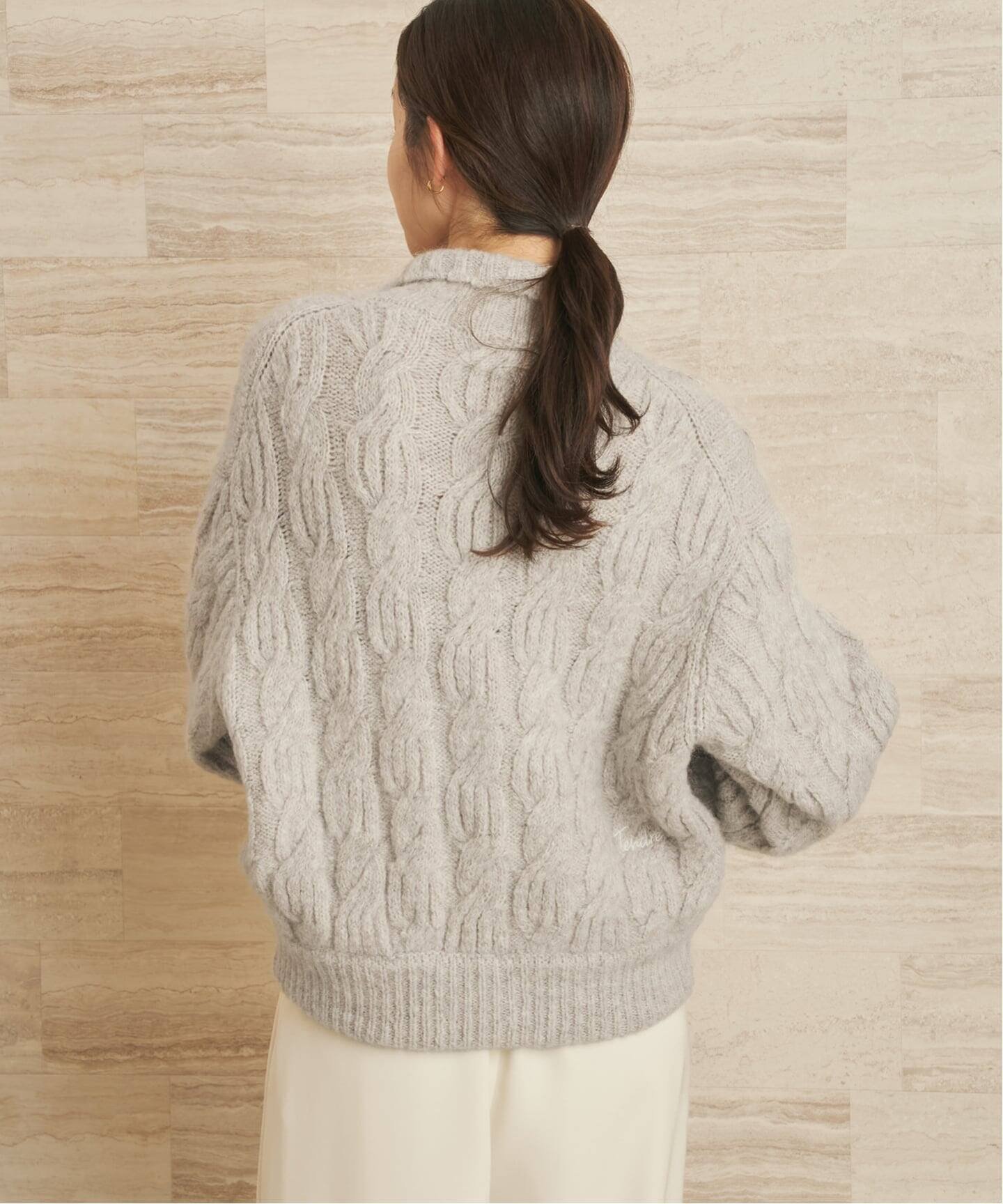 plage｜les Tendre alan zip UP ニット | Rakuten Fashion(楽天