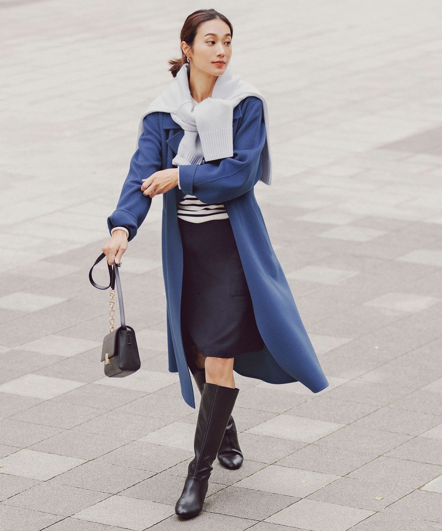 ICB｜ウールリバー ロングトレンチコート | Rakuten Fashion(楽天