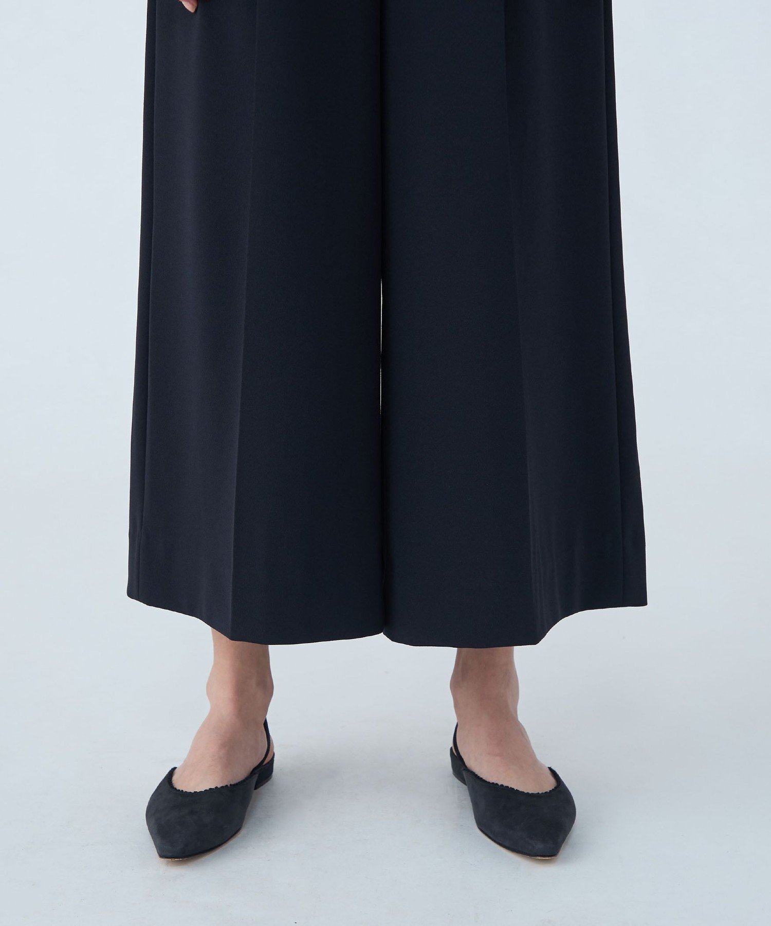 TOMORROWLAND｜ジョーゼットジャージー Vネックオールインワン