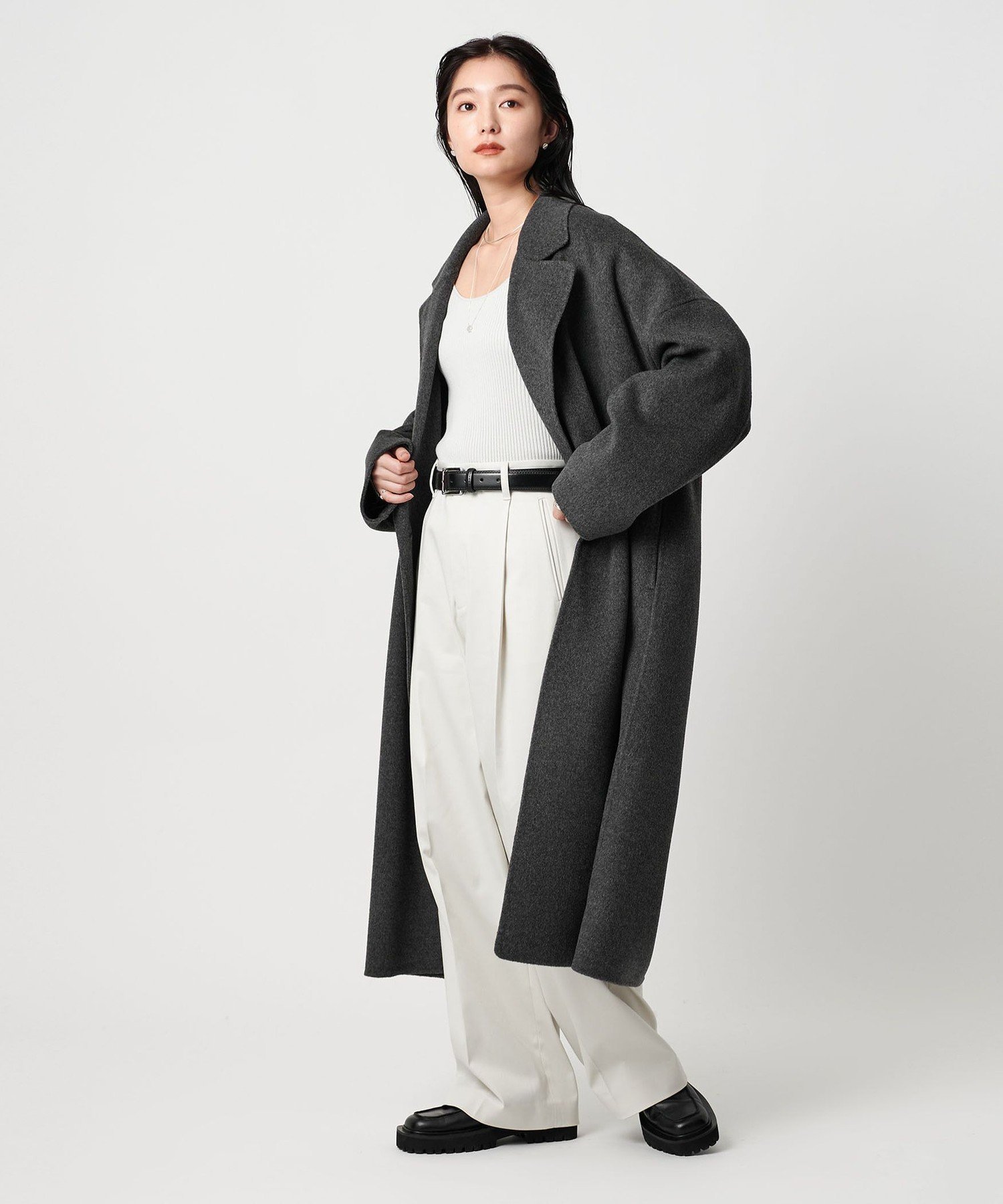 MARW UNITED ARROWS マルゥ リバーロングコート MARW UNITED ARROWS＞リバー ロングコート