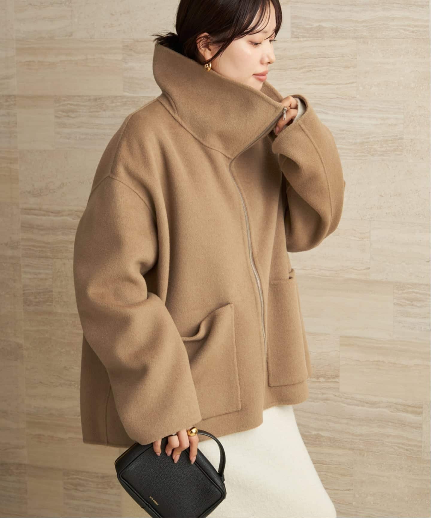 plage｜R'IAM スタンドZIPコート | Rakuten Fashion(楽天ファッション