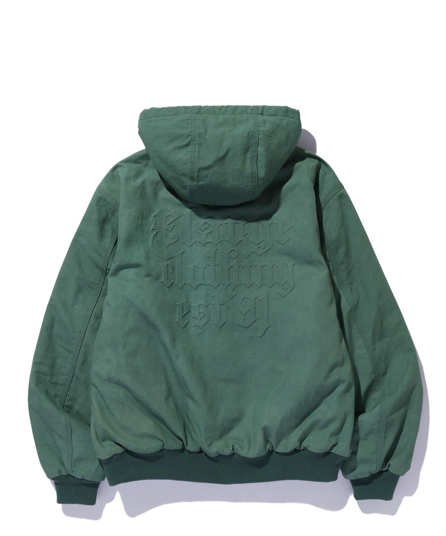 XLARGE｜EMBOSSED OLD ENGLISH HOODED WORK JACKET | Rakuten Fashion