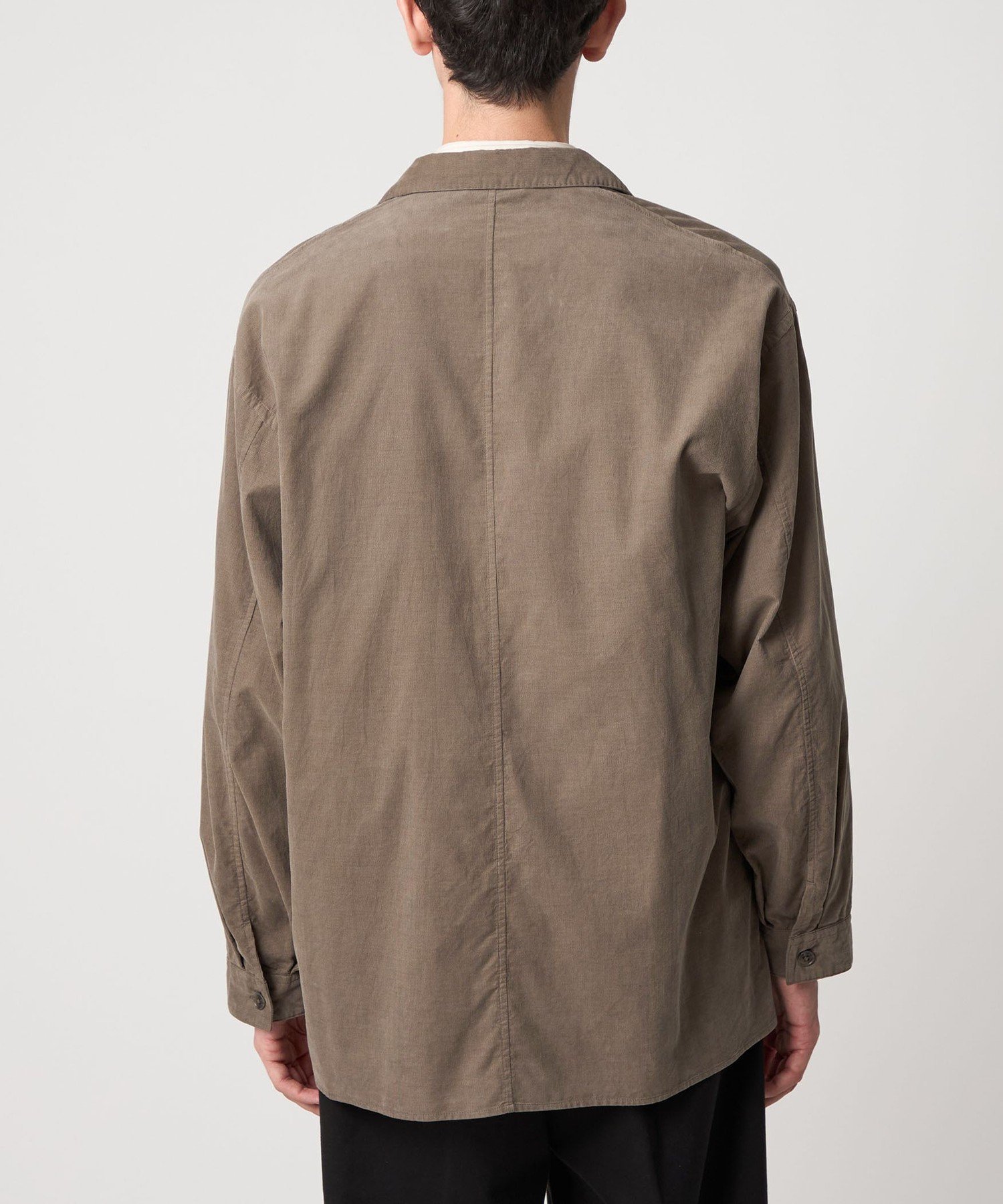 未使用タグ付き★スティーブンアラン　コーデュロイシャツ　ブラック　S STEVEN ALAN（スティーブンアラン） シャツ マイクロ コーデュロイ