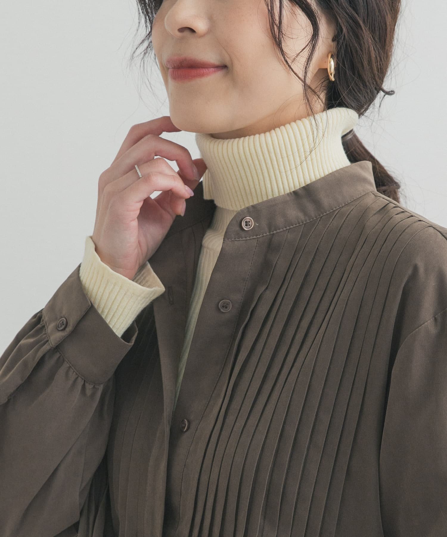 URBAN RESEARCH DOORS｜タートルネックリブニット | Rakuten Fashion