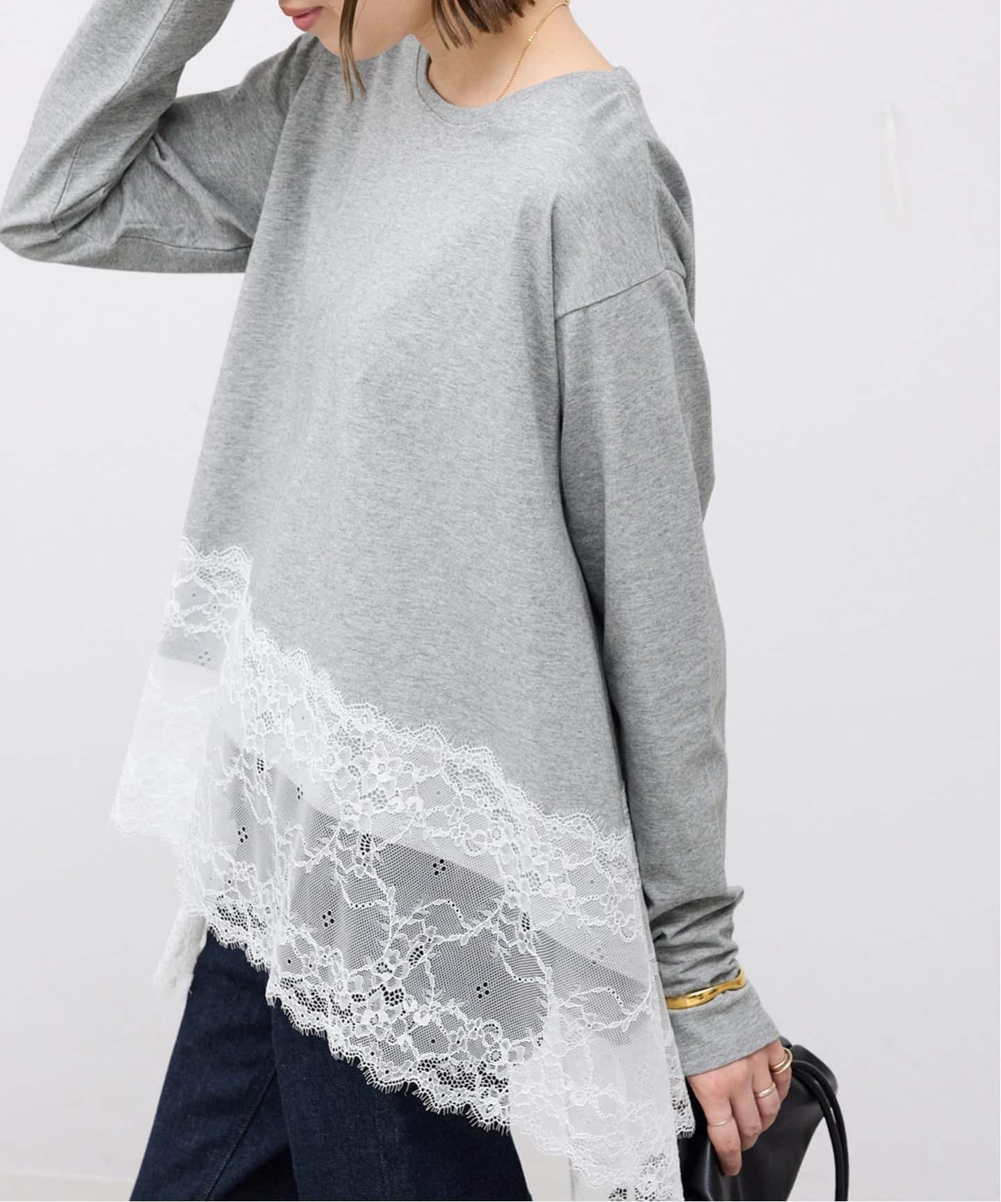 SLOBE IENA｜レースコンビカットソー2 | Rakuten Fashion(楽天