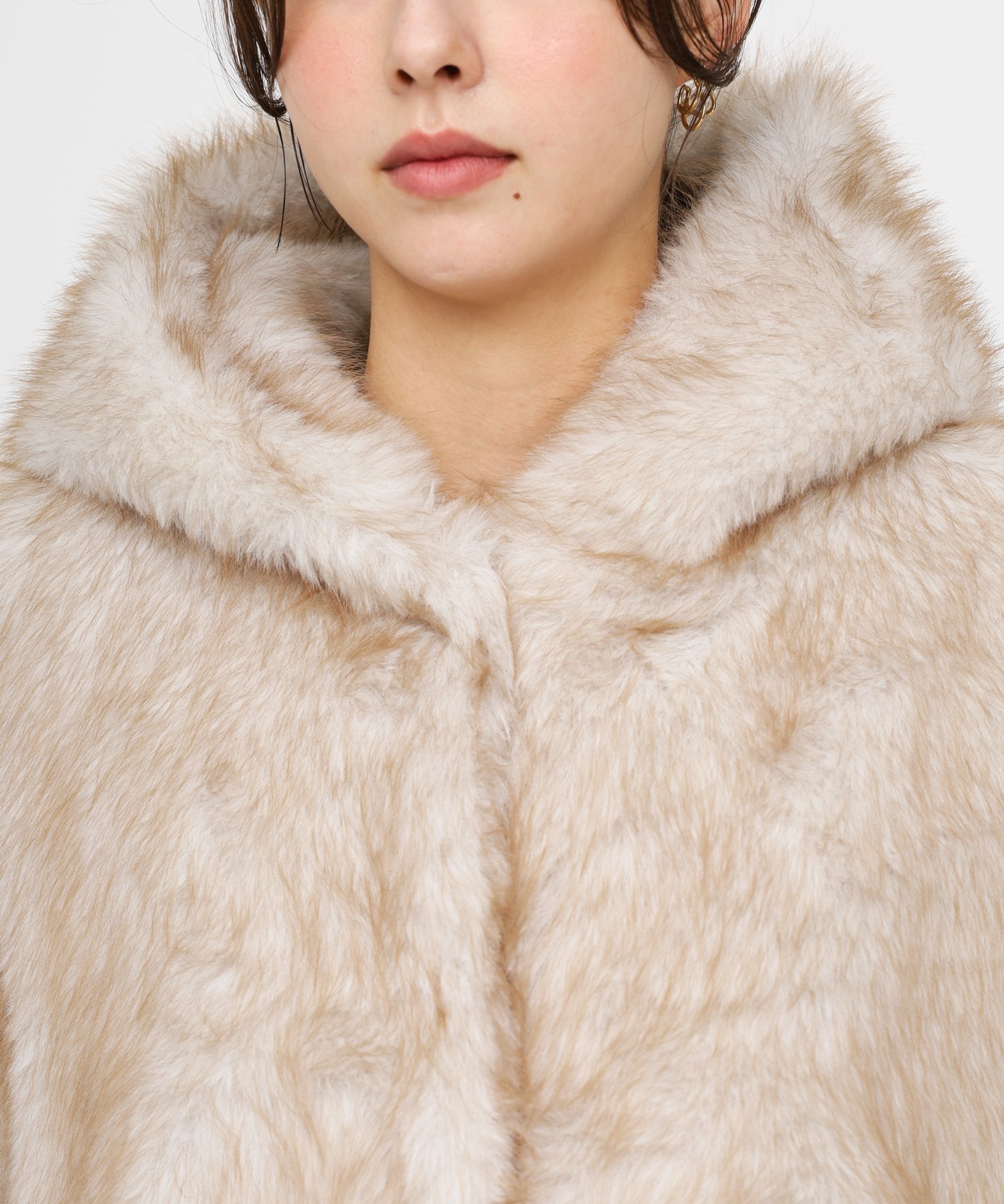 ROYAL PARTY｜フーディーファージャケットコート | Rakuten Fashion