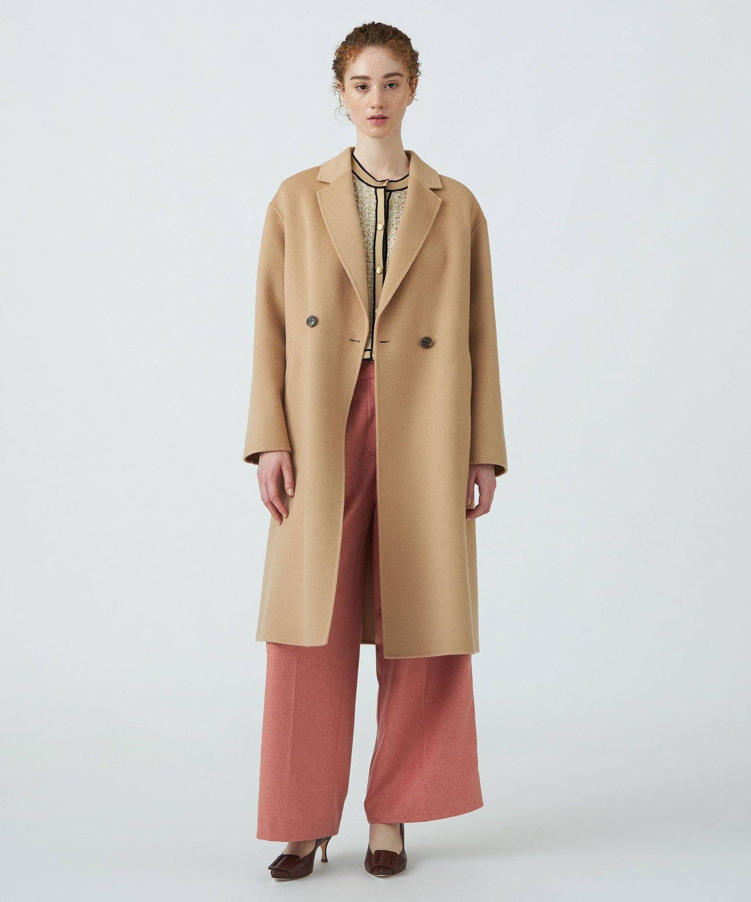 TOMORROWLAND｜ウールカシミヤリバー チェスターコート | Rakuten