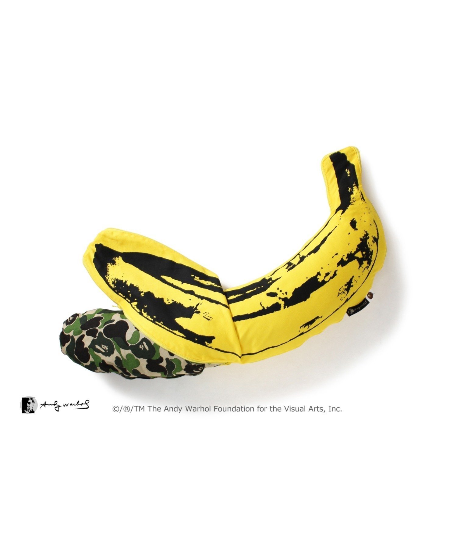 A BATHING APE｜MEDICOM TOY ANDY WARHOL ABC BANANA CUSHION S