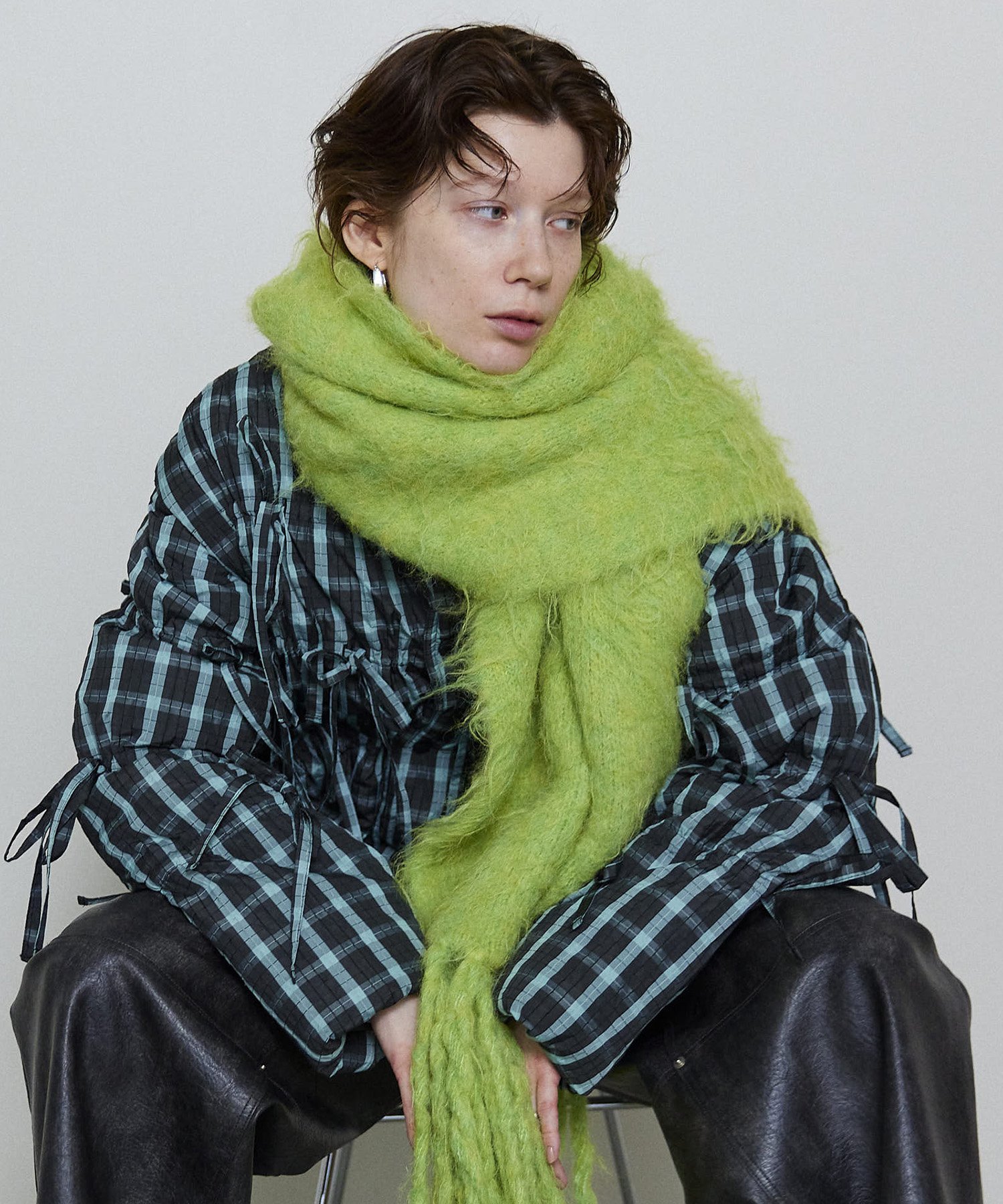 MAISON SPECIAL｜Shaggy knit Muffler | Rakuten Fashion(楽天