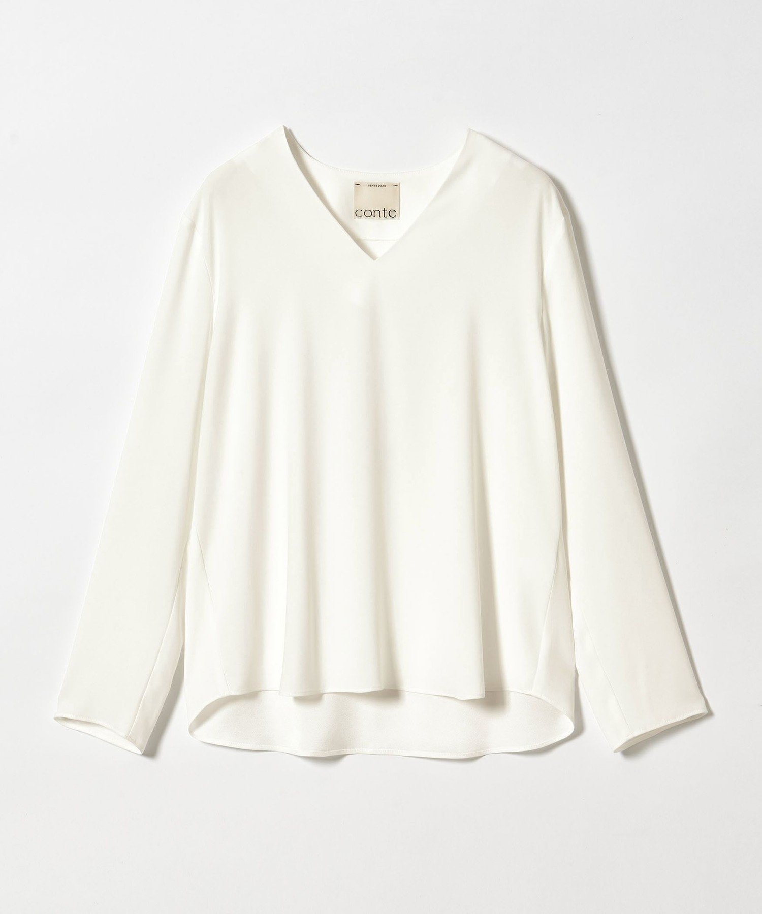 ＜conte＞Vネック ブラウス　ユナイテッドアローズ UNITED ARROWS｜<conte>Vネック ブラウス | Rakuten Fashion(楽天