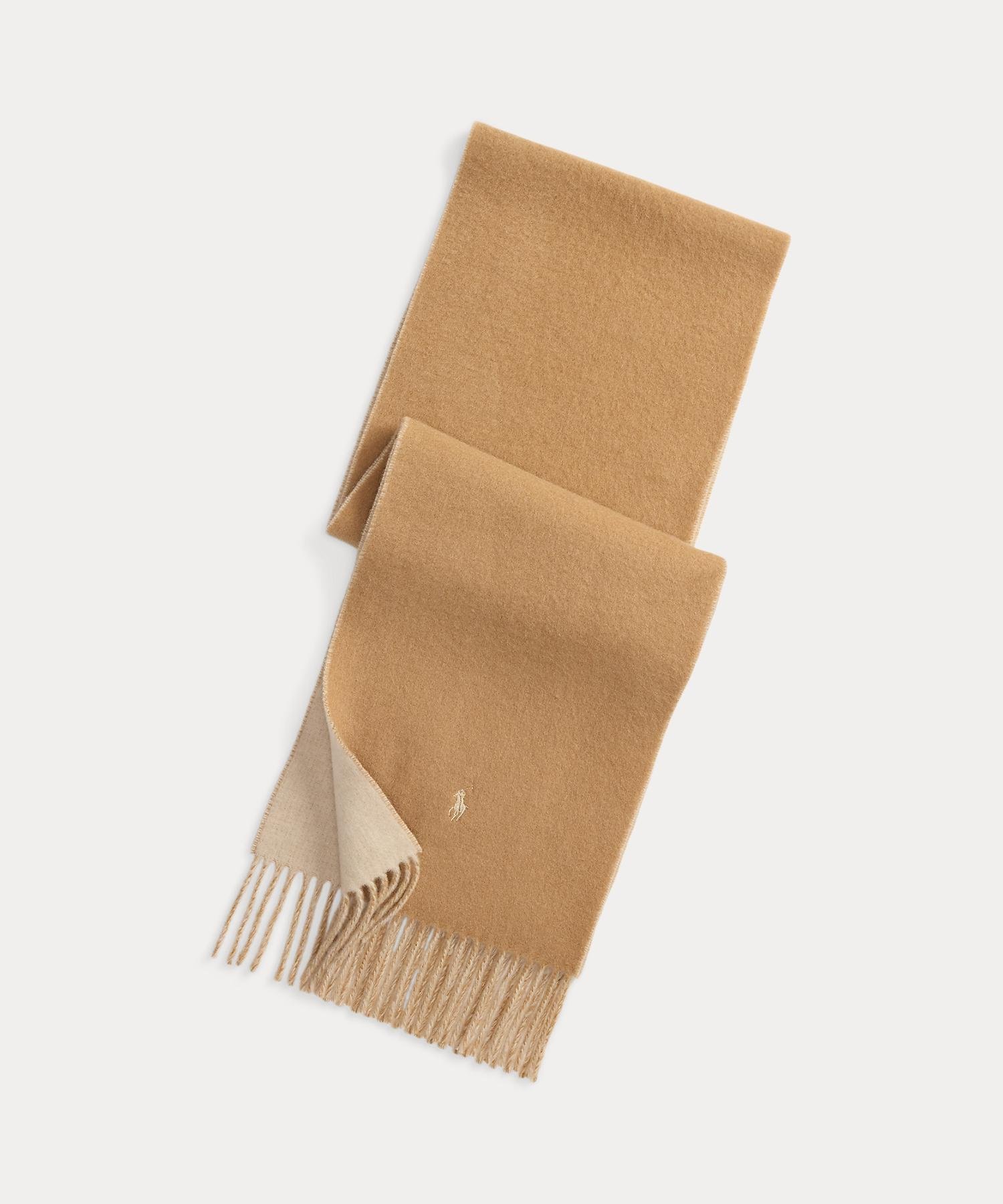 RALPH LAUREN｜リバーシブル ウールカシミヤ マフラー | Rakuten