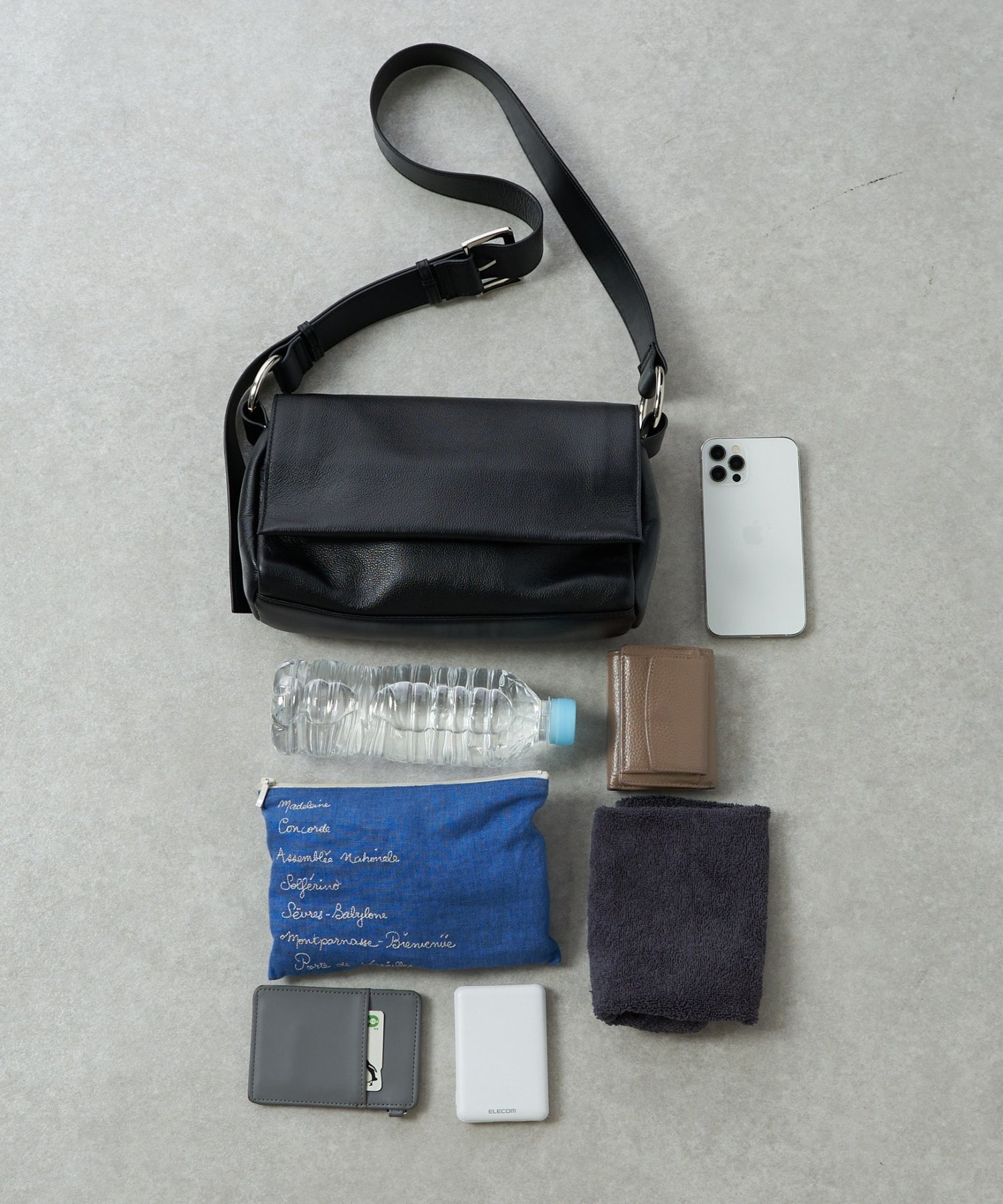 BEARDSLEY ビアズリー レザーボディバッグ ブラウン BEARDSLEY