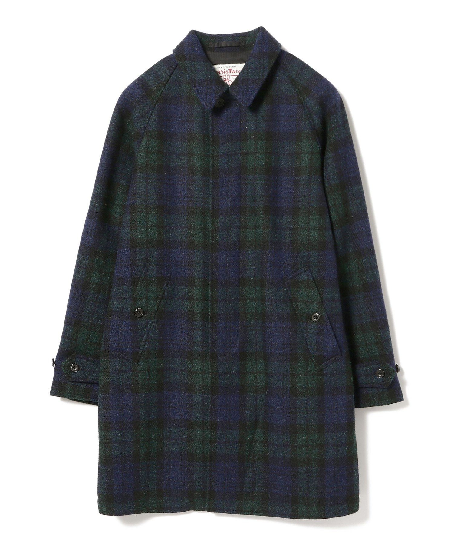 BEAMS MEN｜BEAMS PLUS / ハリスツイード バルカラー コート | Rakuten