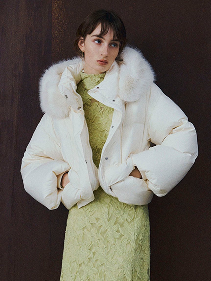 FRAY I.D｜フードファーショートダウンコート | Rakuten Fashion(楽天