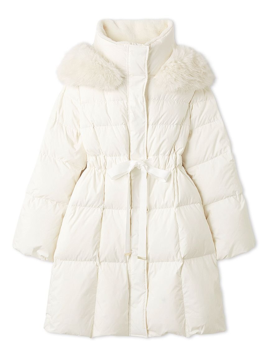 FRAY I.D｜フードファーロングダウンコート | Rakuten Fashion(楽天