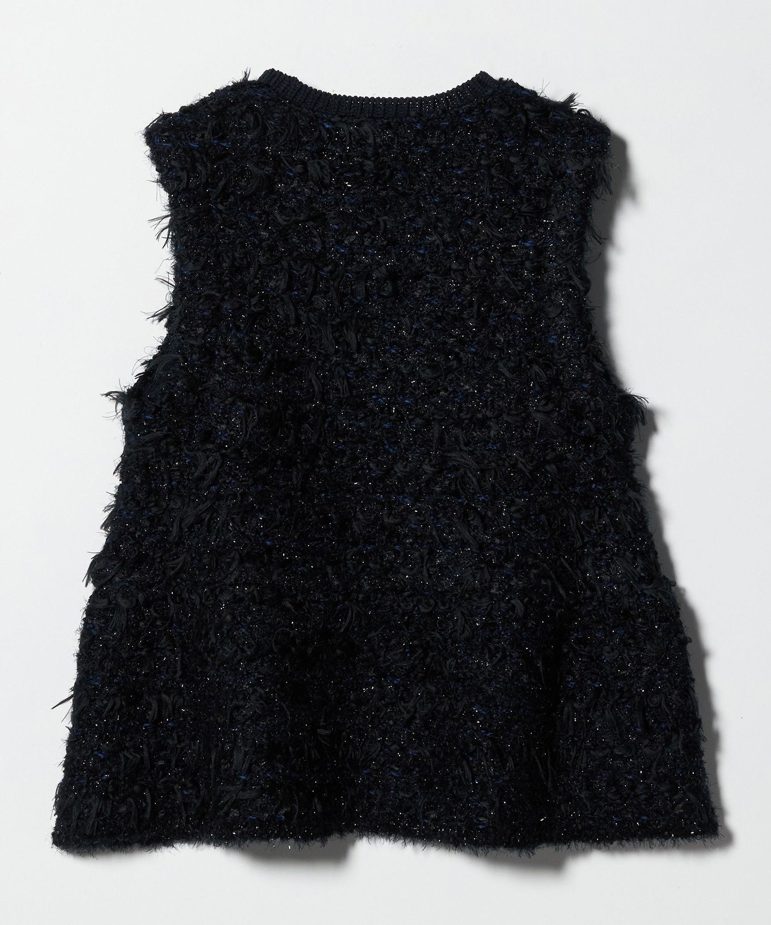 UNITED ARROWS｜ミックスヤーン ペプラム ベスト | Rakuten Fashion