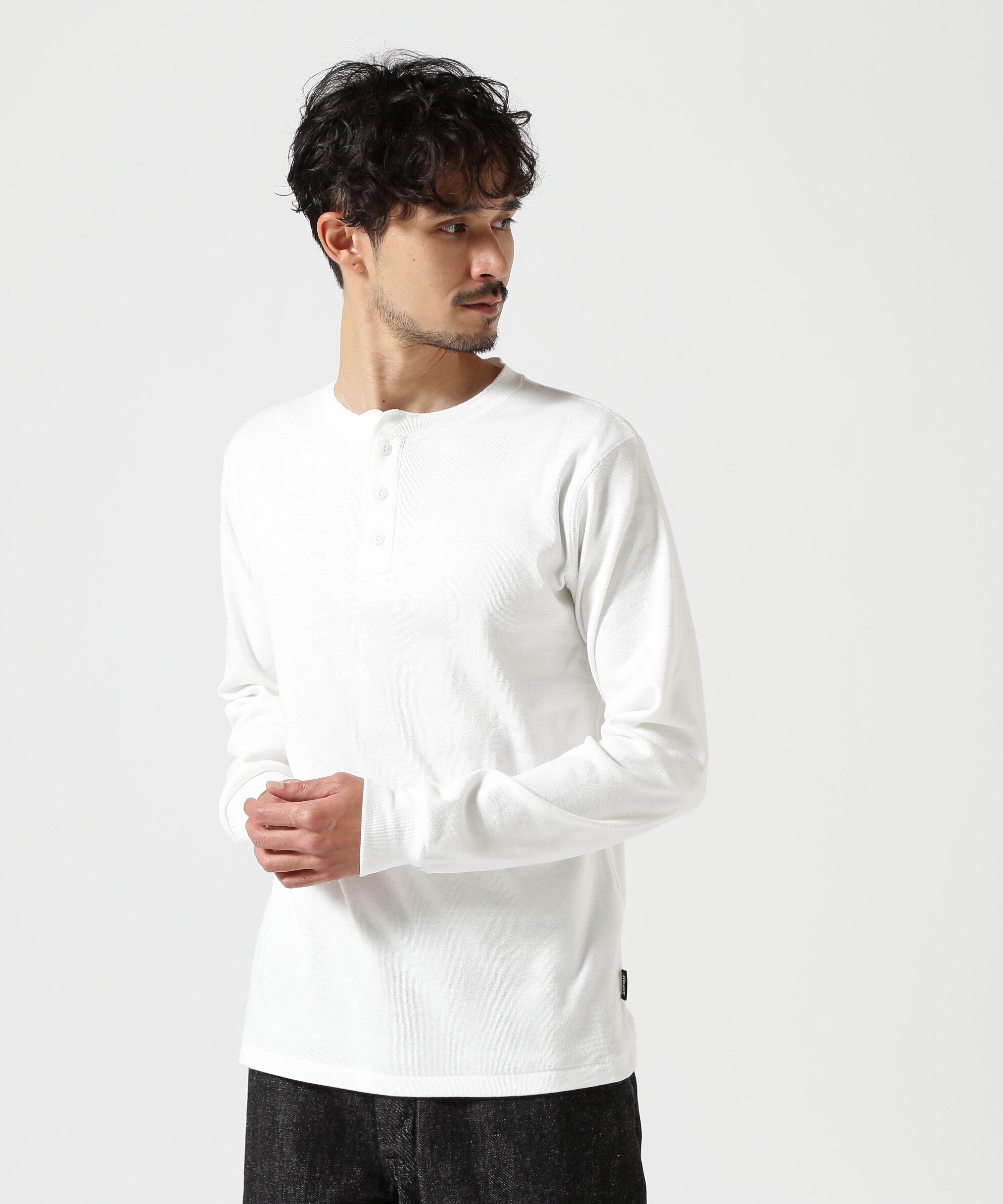 Schott｜2PACK LS HENLEY NECK T-SHIRT/2パック ヘンリーネック ロンT