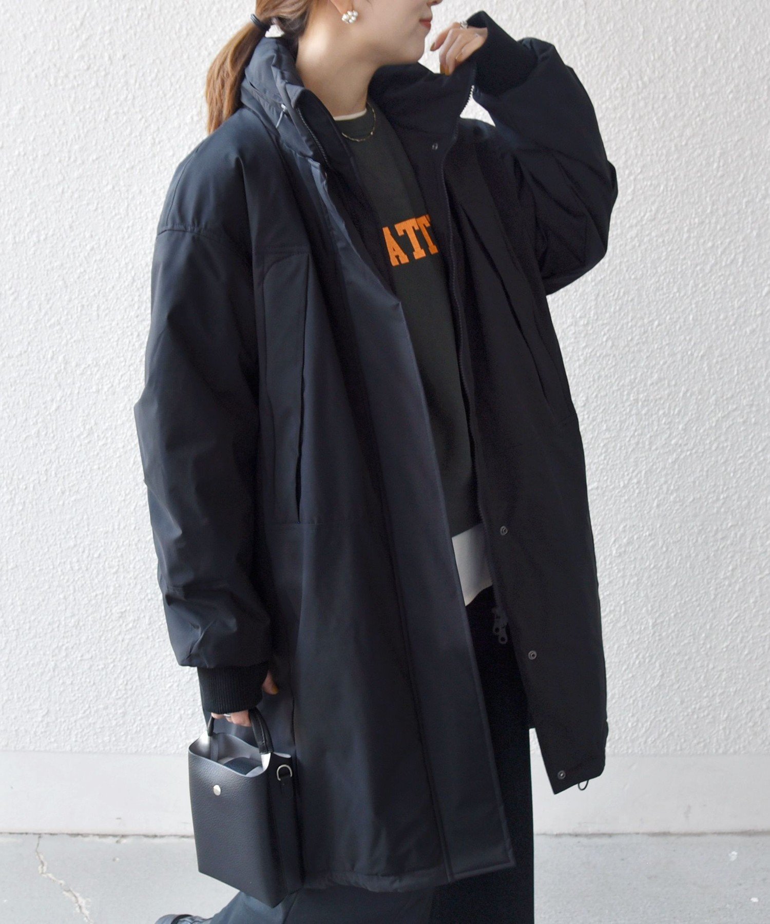 SHIPS any:<多機能>中綿 2WAY スタンドカラー モンスター コート SHIPS any:〈多機能〉中綿 2WAY スタンドカラー モンスター コート