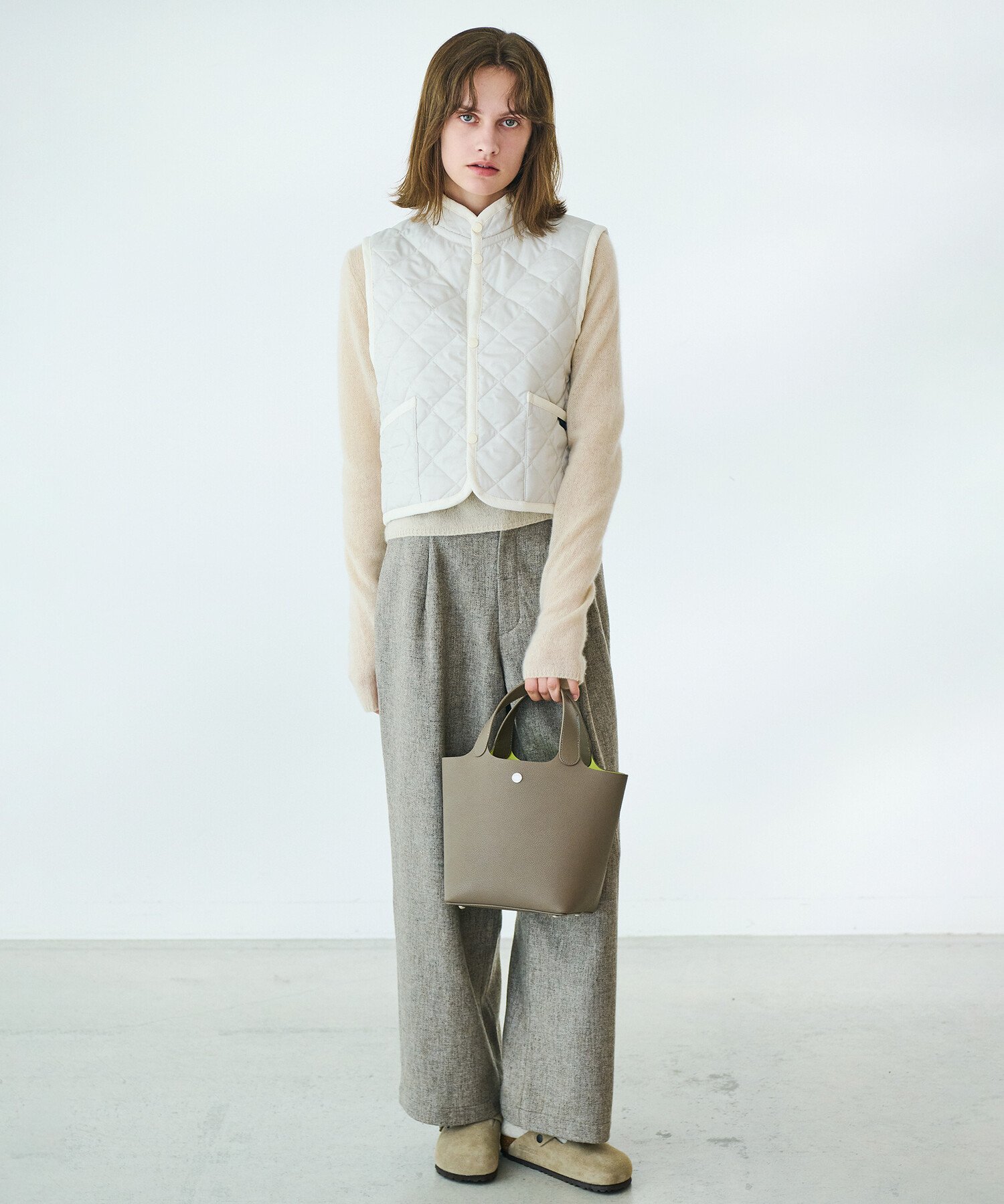 LAVENHAM キルティングベスト Brooks Brothers×LAVENHAM ミックフィールド