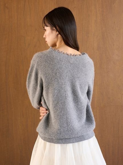 SNIDEL｜フォックス衿レースプルオーバー | Rakuten Fashion(楽天