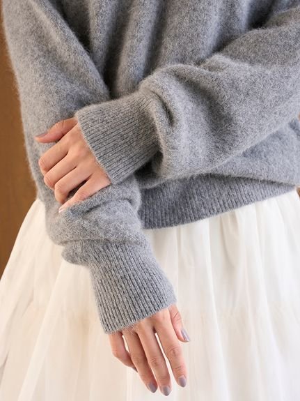 SNIDEL｜フォックス衿レースプルオーバー | Rakuten Fashion(楽天