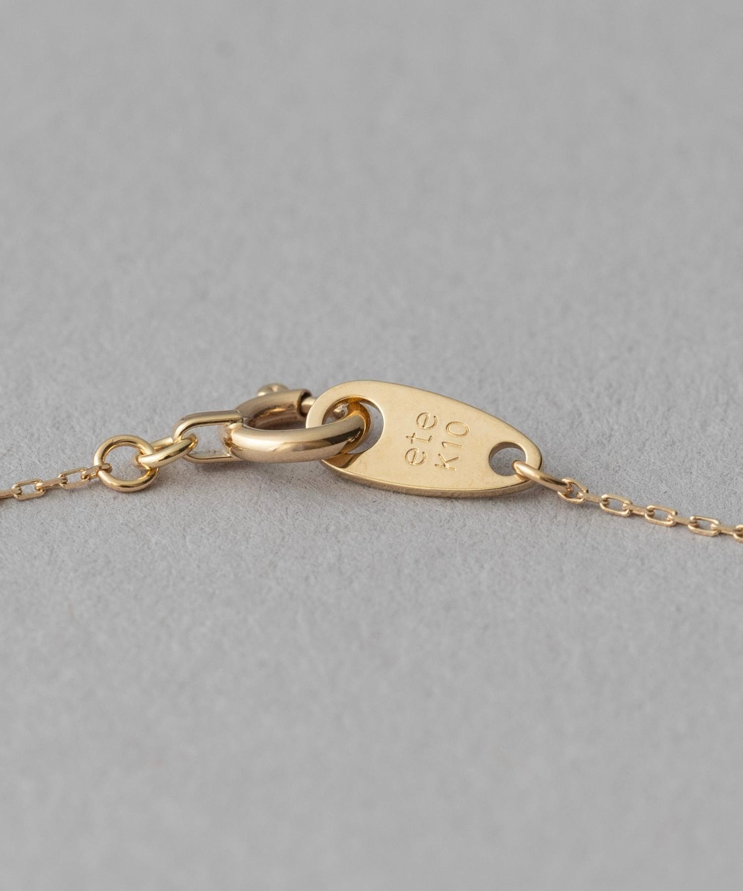 ete｜[レイヤード] K10YG ダイヤモンド ネックレス | Rakuten Fashion