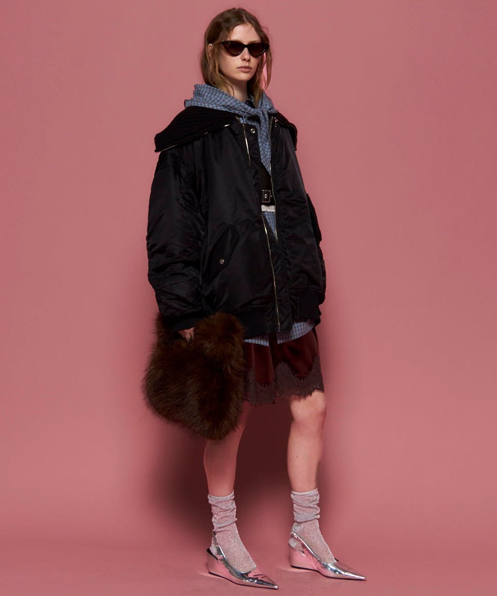 MAISON SPECIAL｜Hem Lace Velour Shorts | Rakuten Fashion(楽天