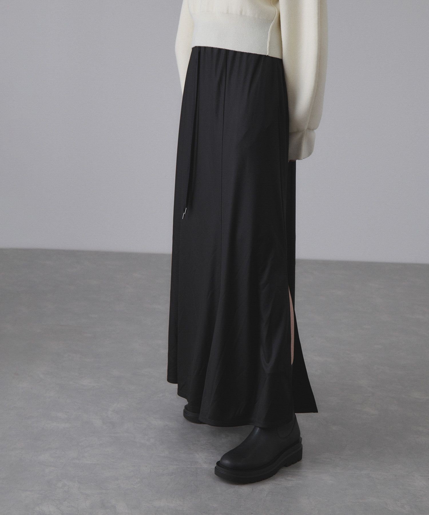 ADAM ET ROPE'｜エンボスギャザースカート | Rakuten Fashion(楽天