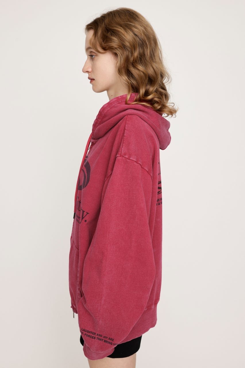 SLY｜PRINT OVER HOODIE | Rakuten Fashion(楽天ファッション／旧楽天