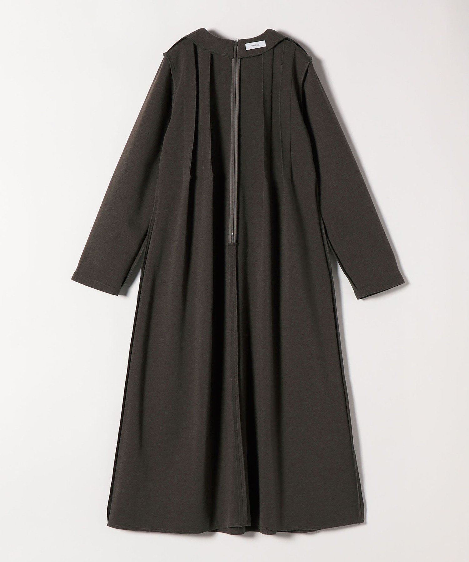 SHIPS｜SHIPS any: エア ニードル クルーネック タック フレア