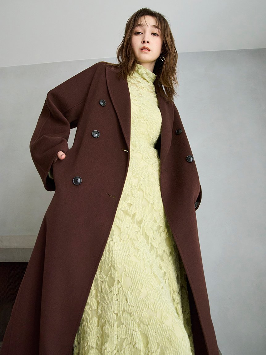 FRAY I.D｜ウールリバーダブルブレストチェスターコート | Rakuten