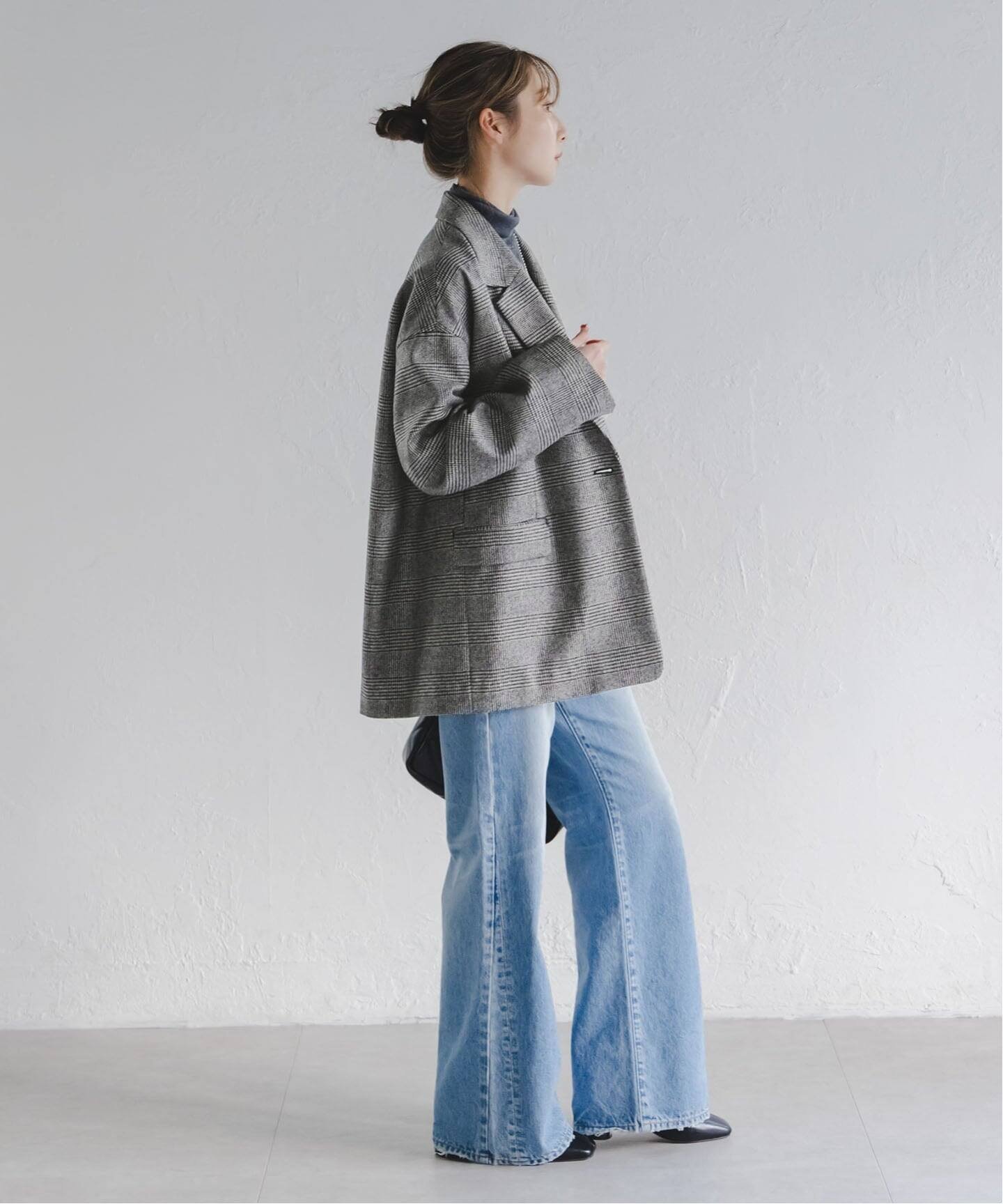 NOBLE｜《追加》オーバーサイズチェックジャケット | Rakuten Fashion