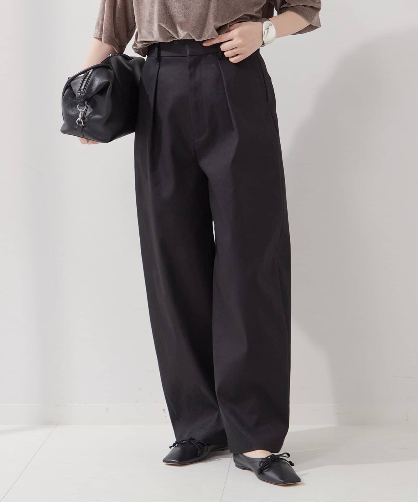 JOURNAL STANDARD L'ESSAGE｜《追加2》CP タックチノパンツ | Rakuten