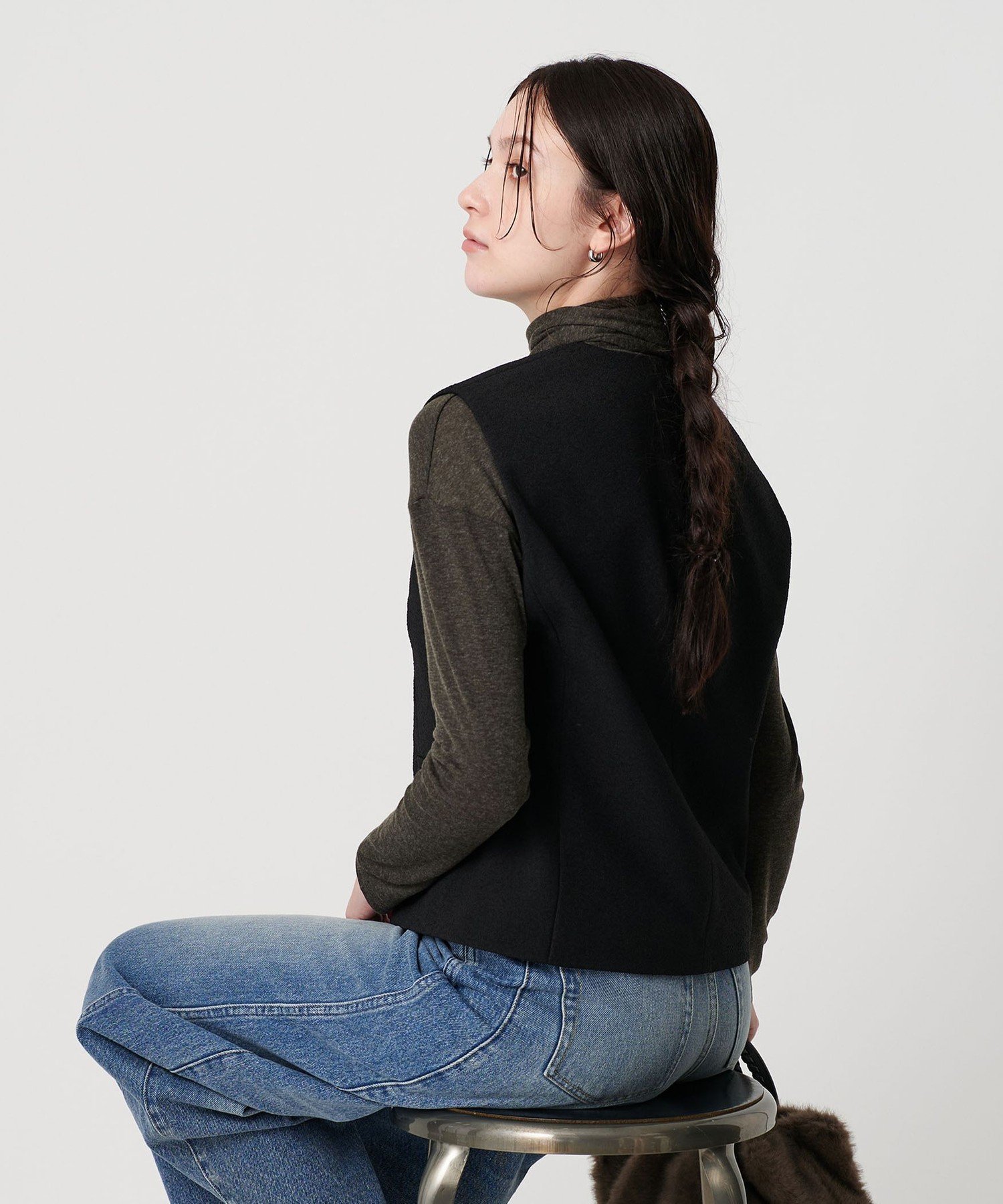 BEAUTY&YOUTH UNITED ARROWS｜ポリエステル ツイードライクベスト