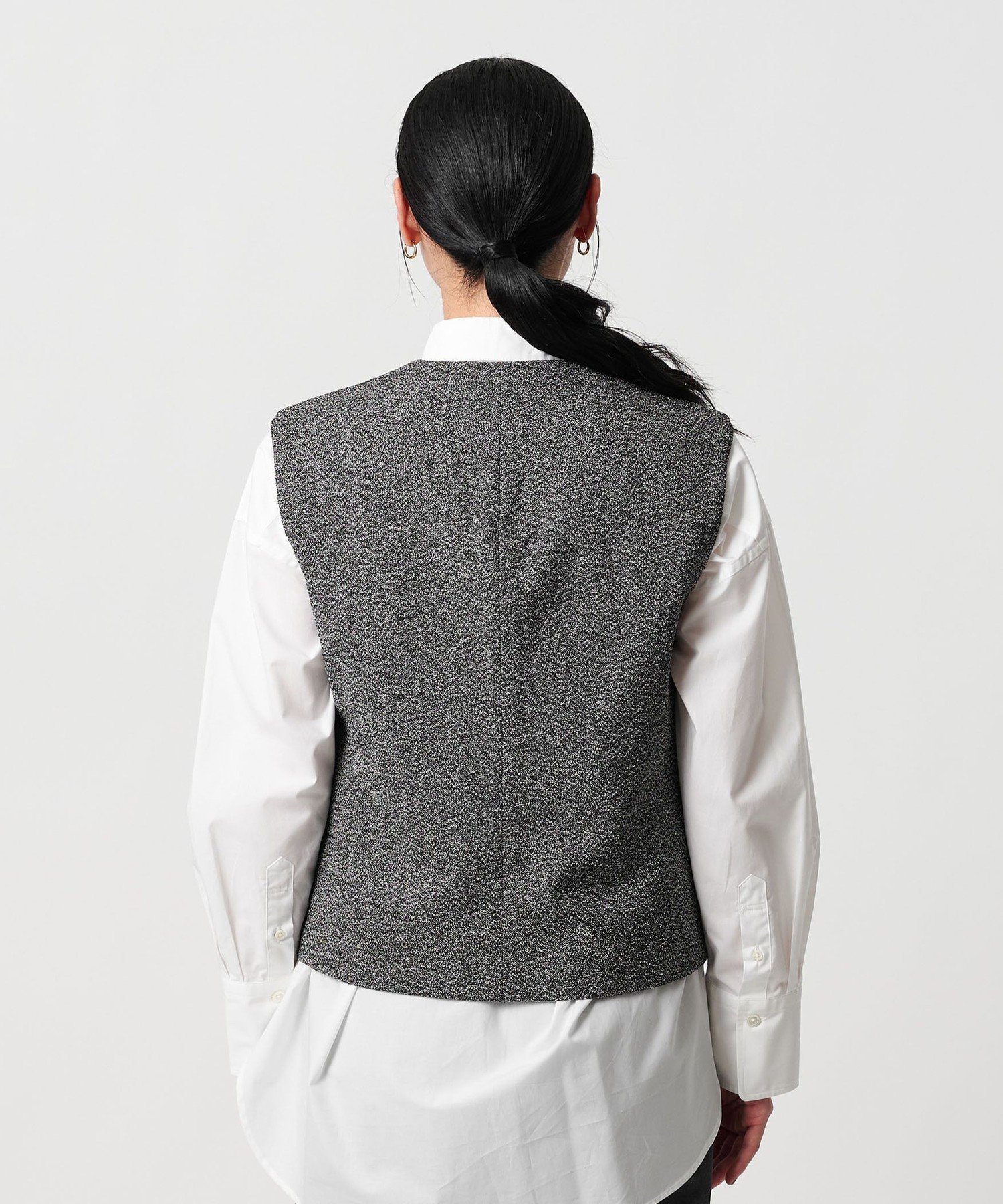 BEAUTY&YOUTH UNITED ARROWS｜ポリエステル ツイードライクベスト