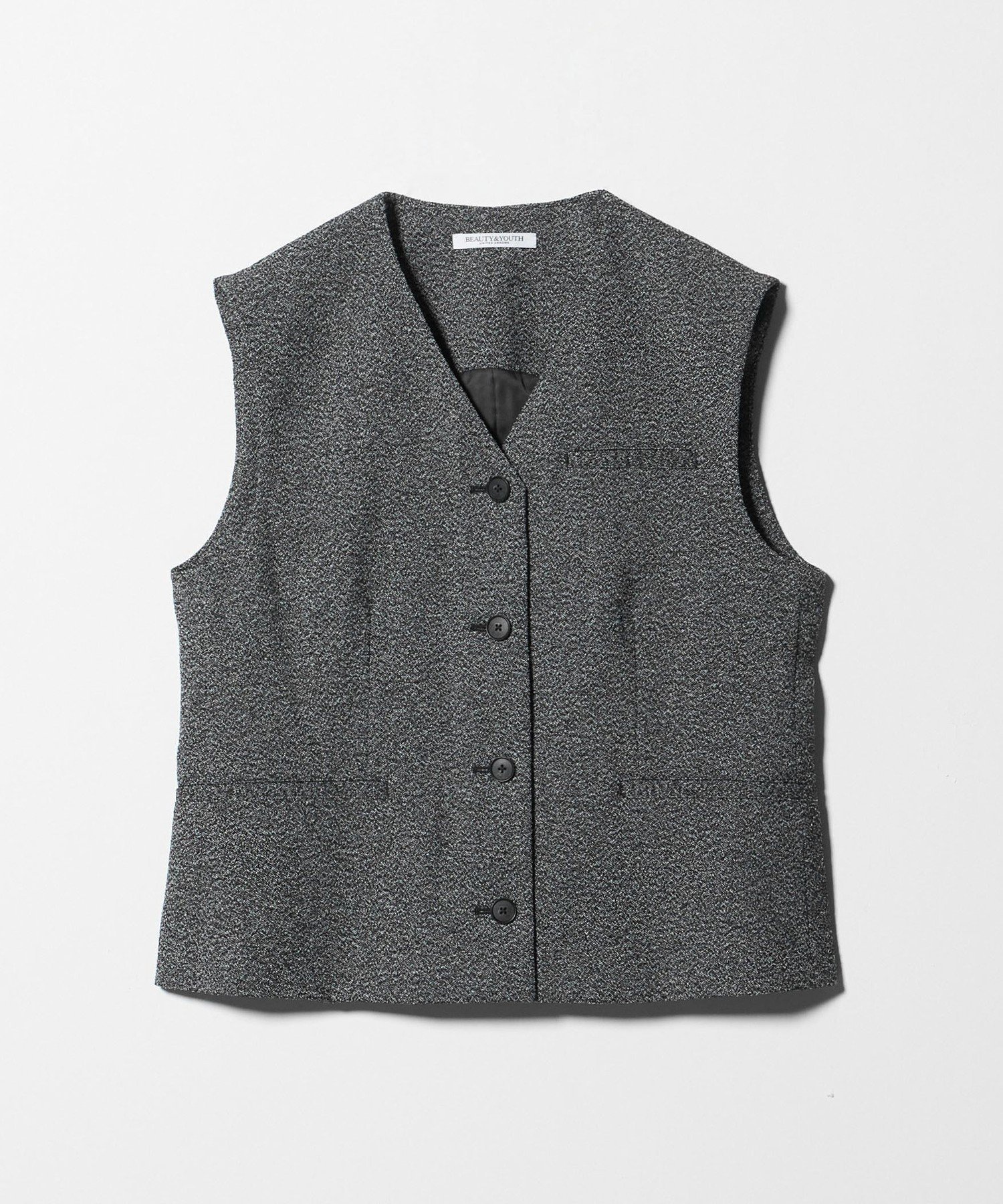 BEAUTY&YOUTH UNITED ARROWS｜ポリエステル ツイードライクベスト
