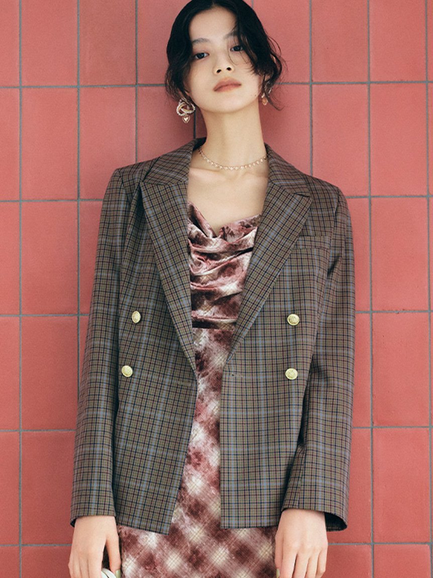LILY BROWN｜金釦ダブルブレストジャケット | Rakuten Fashion(楽天