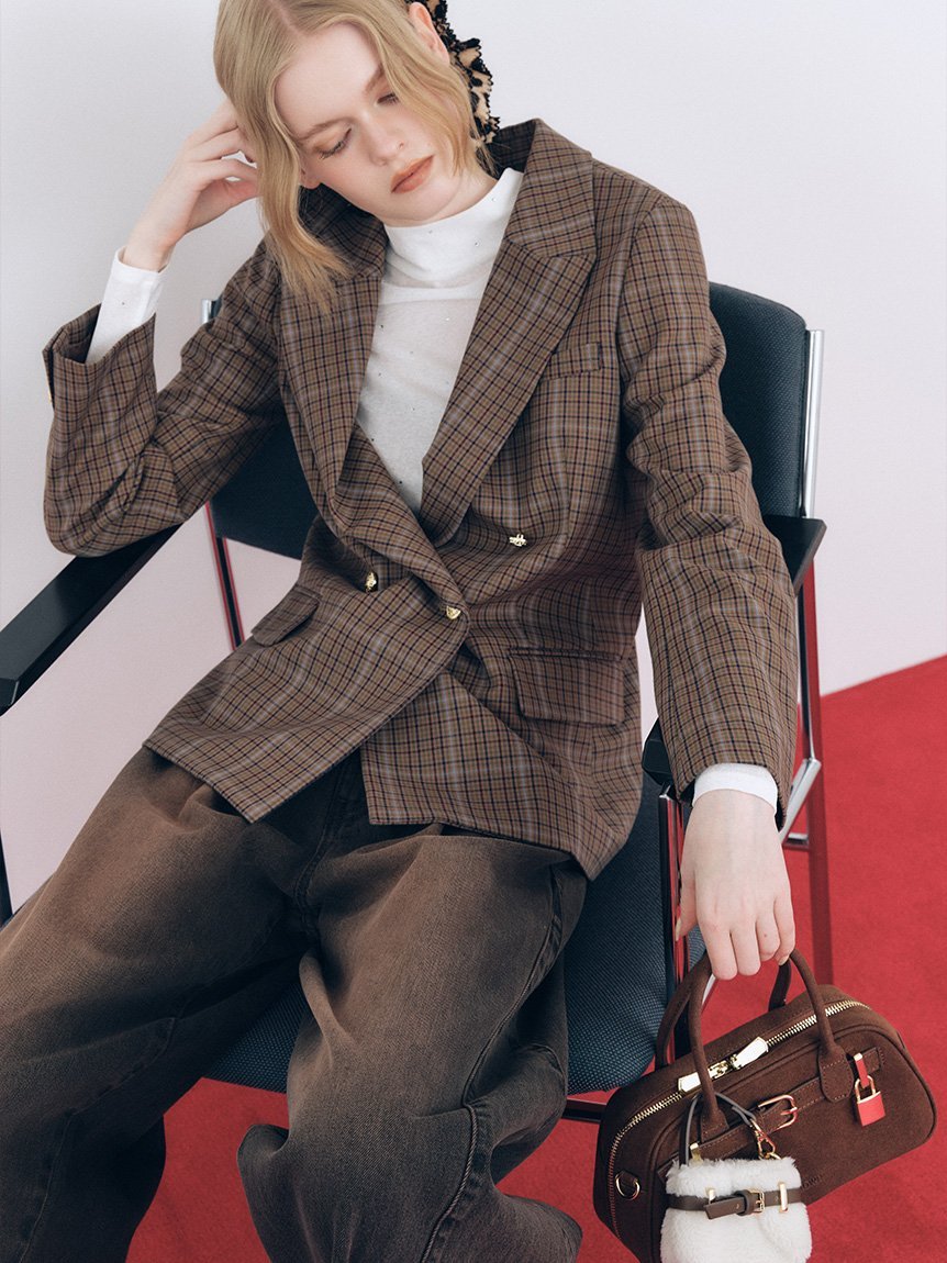 LILY BROWN｜金釦ダブルブレストジャケット | Rakuten Fashion(楽天