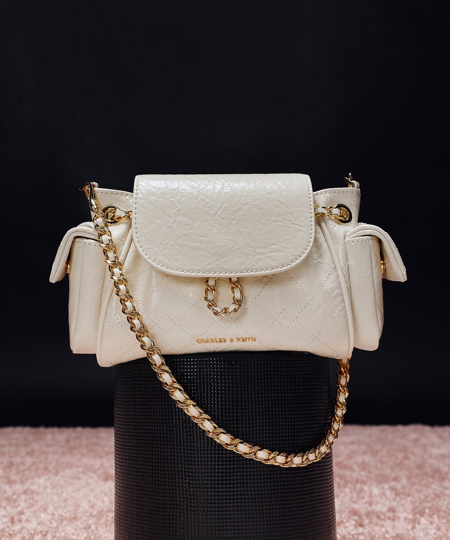 CHARLES & KEITH｜Duo ドゥオ ツーウェイフロントフラップバックパック